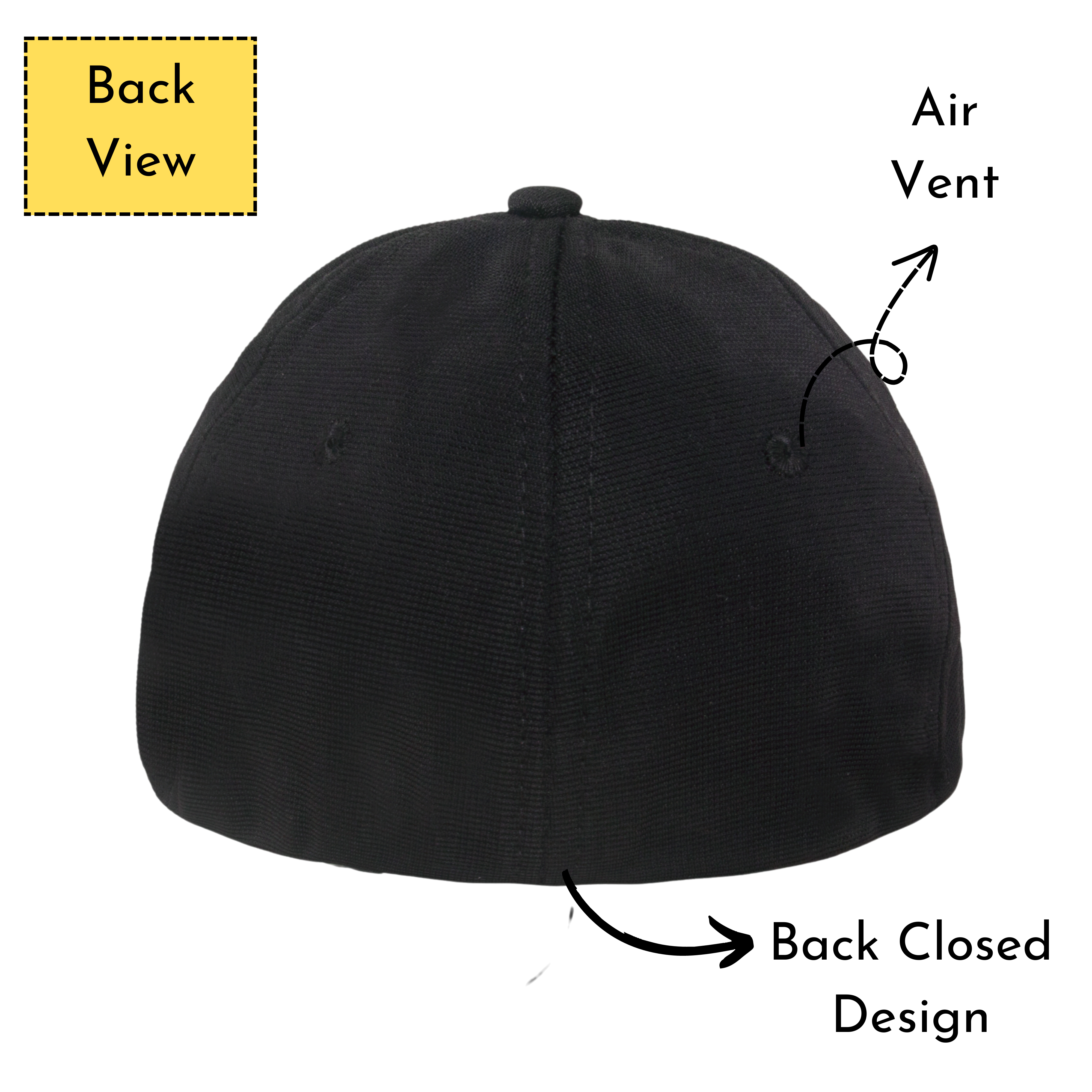 Unisex Stretchable Back Side Closed Cap for Men Man