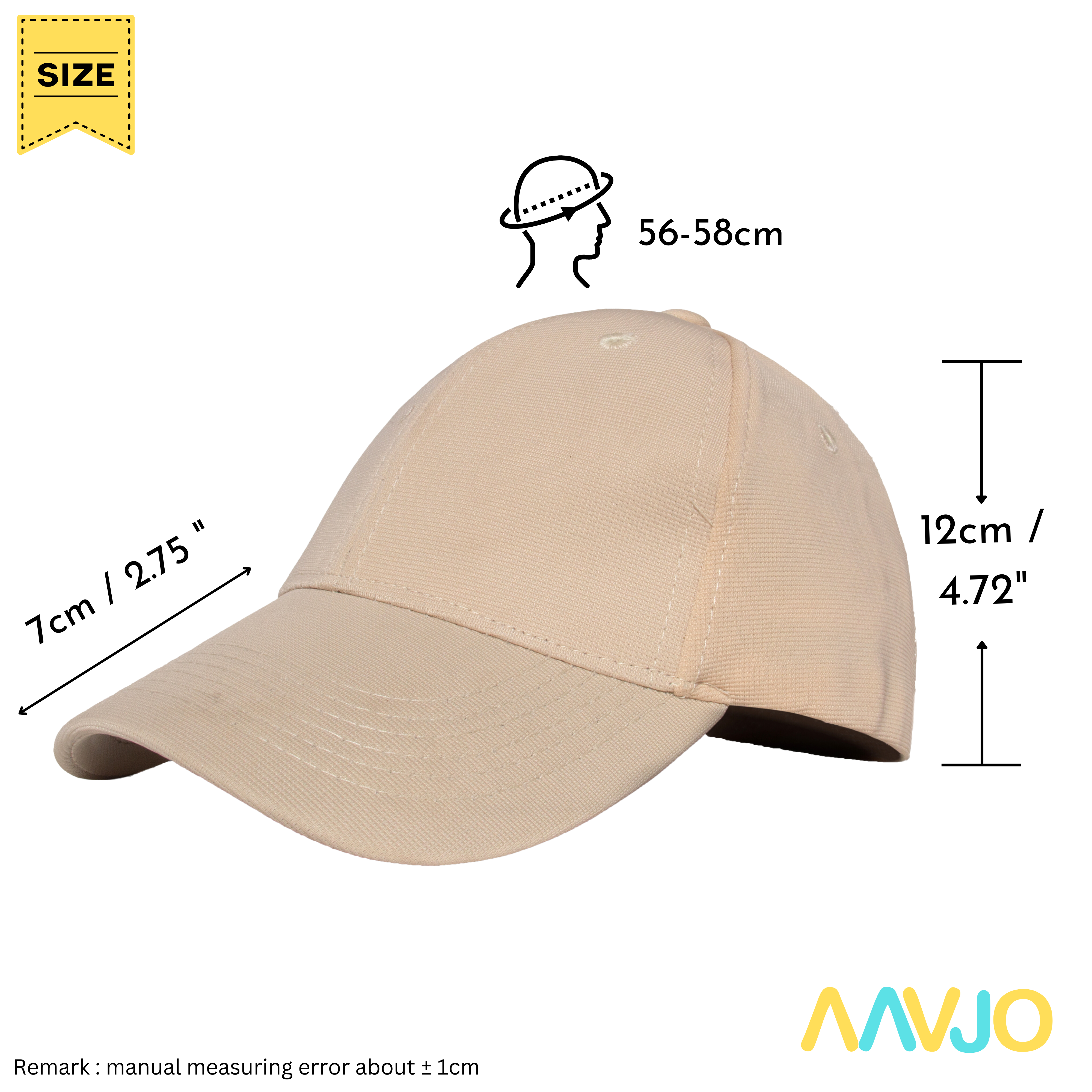 Unisex Stretchable Back Side Closed Cap for Men Man