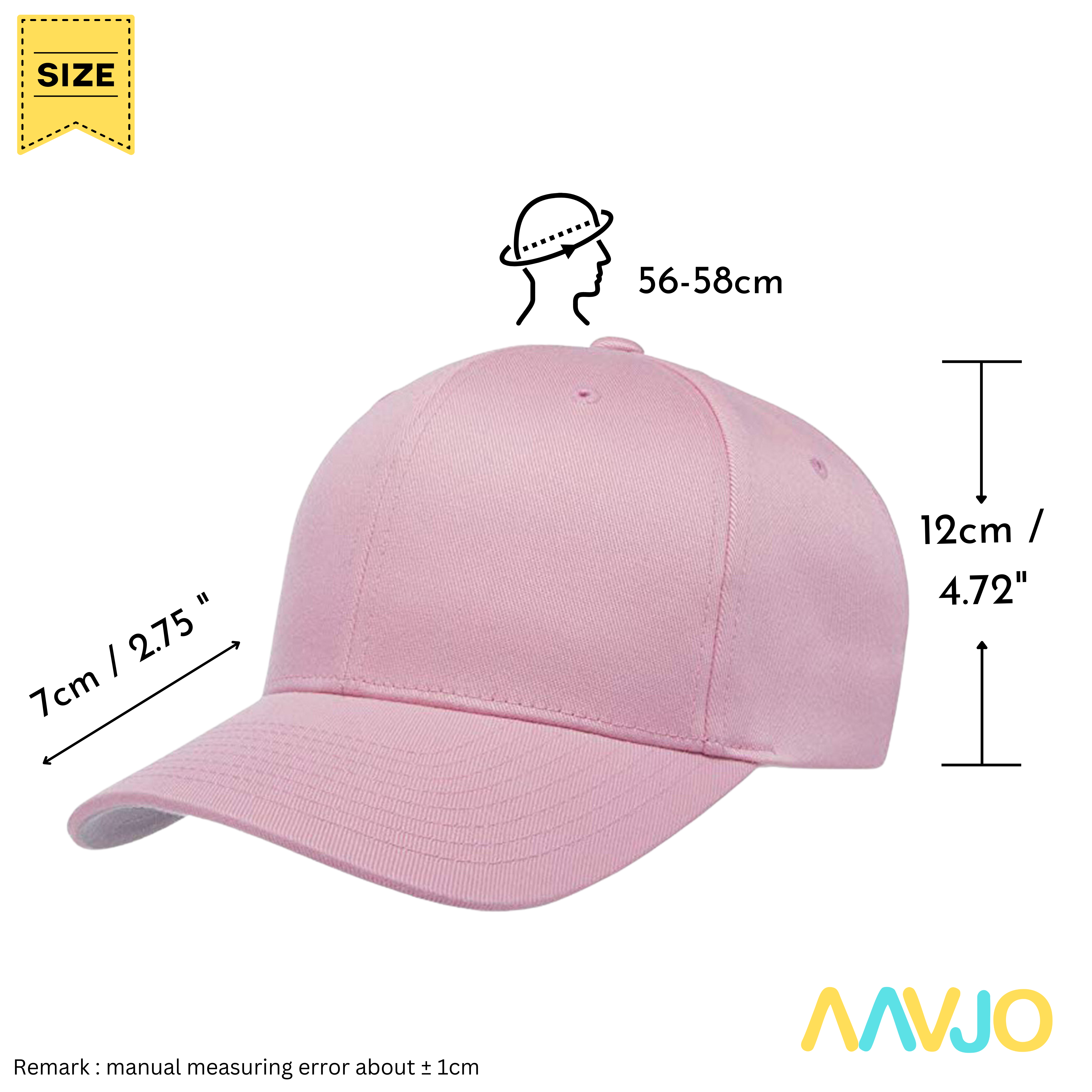 Unisex Stretchable Back Side Closed Cap for Men Man