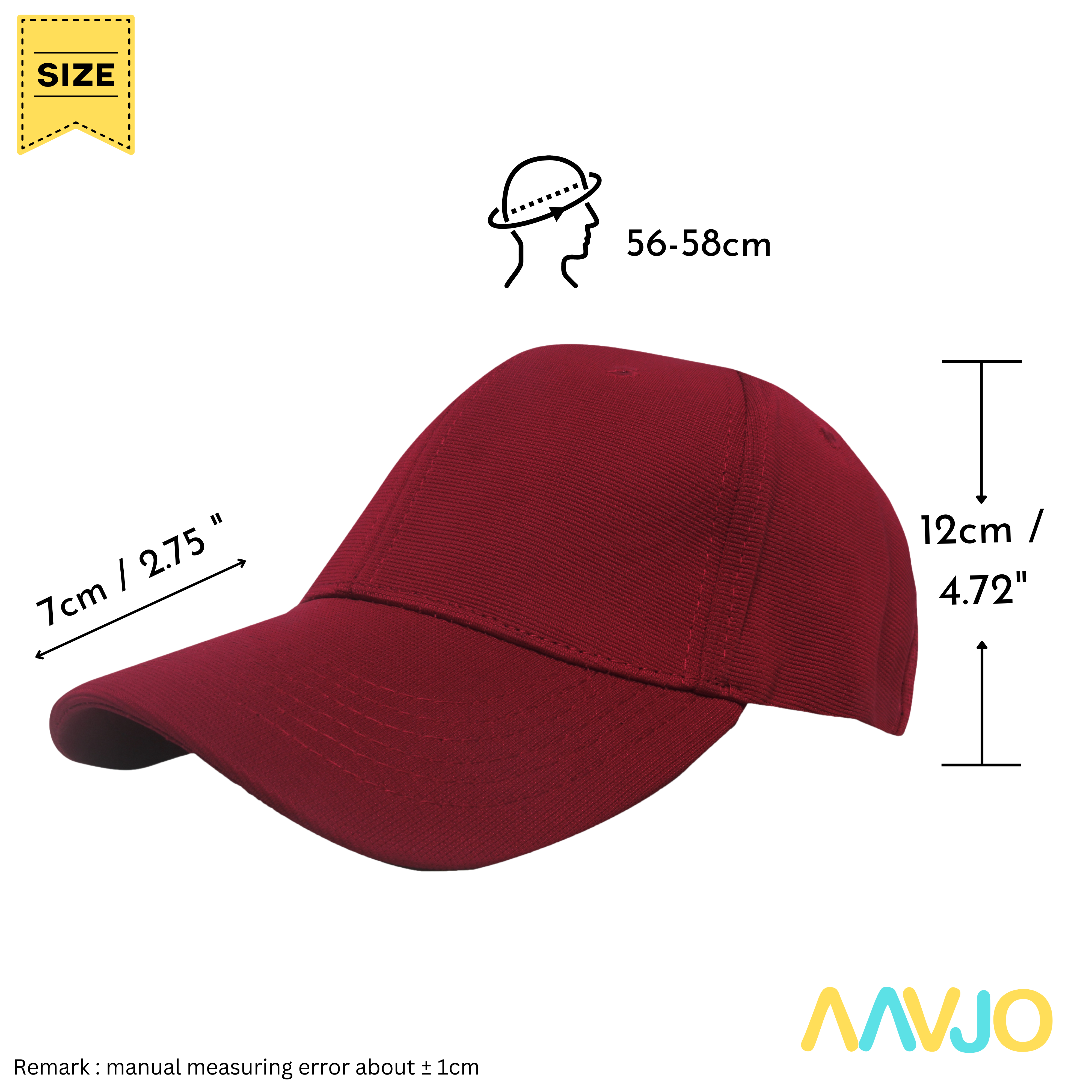 Unisex Stretchable Back Side Closed Cap for Men Man