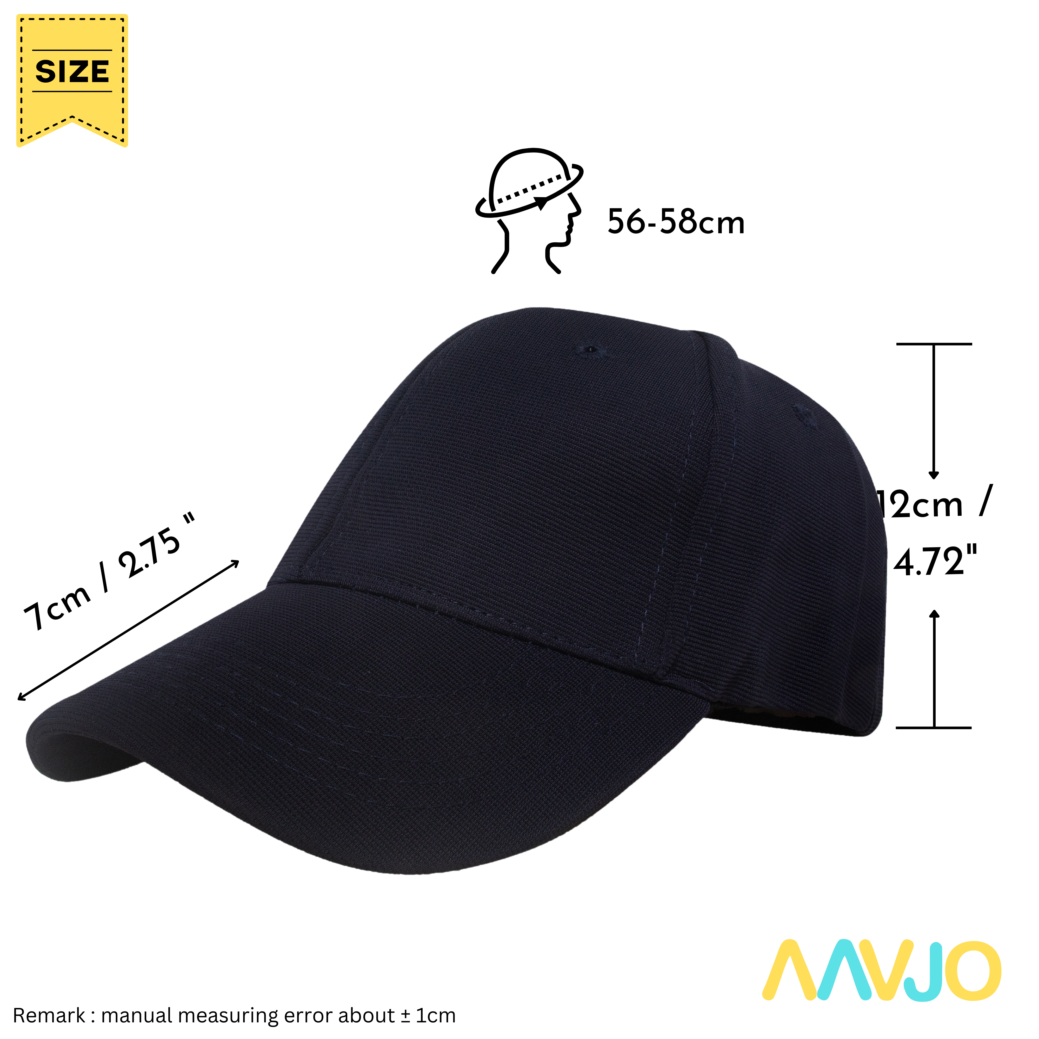 Unisex Stretchable Back Side Closed Cap for Men Man