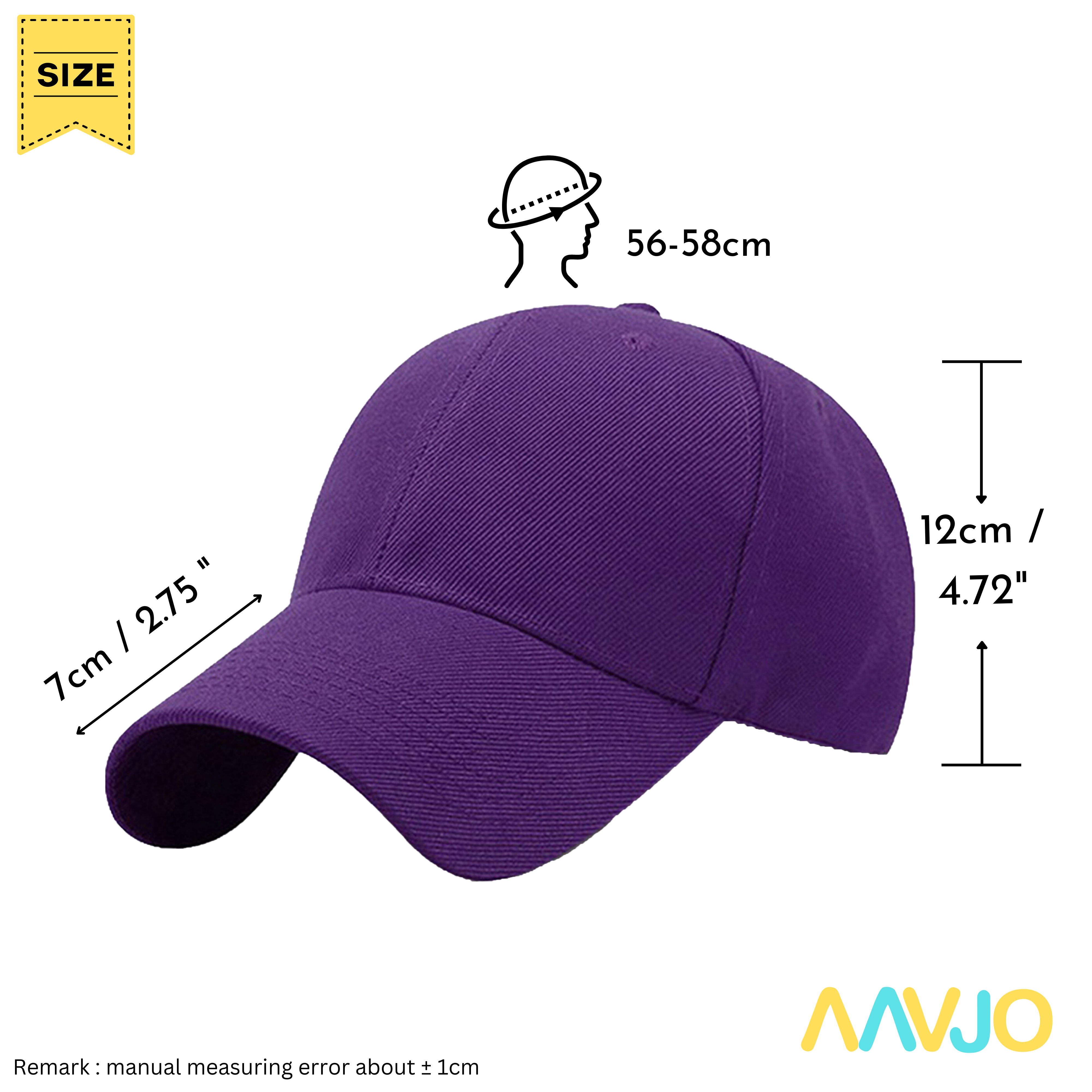 Unisex Stretchable Back Side Closed Cap for Men Man