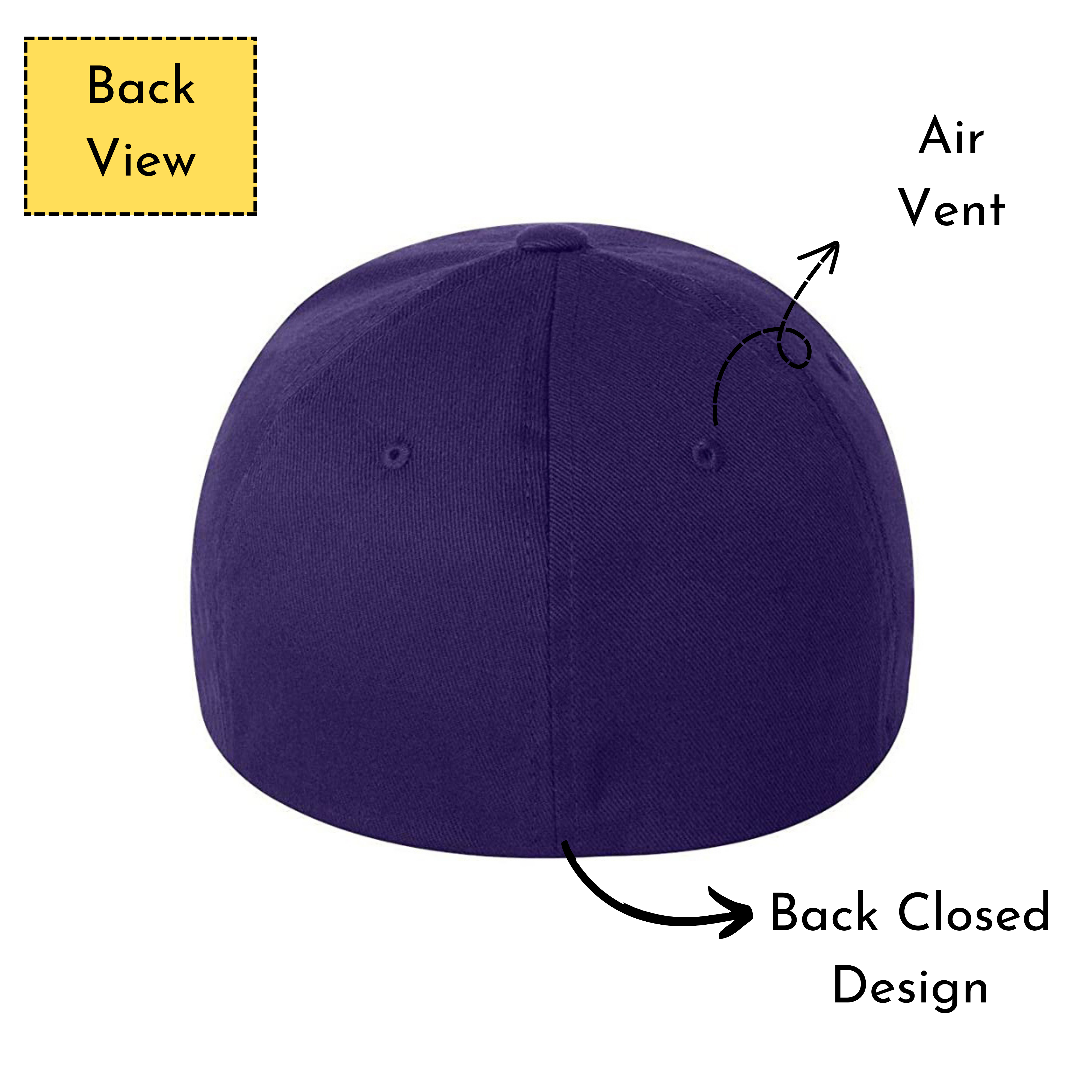 Unisex Stretchable Back Side Closed Cap for Men Man