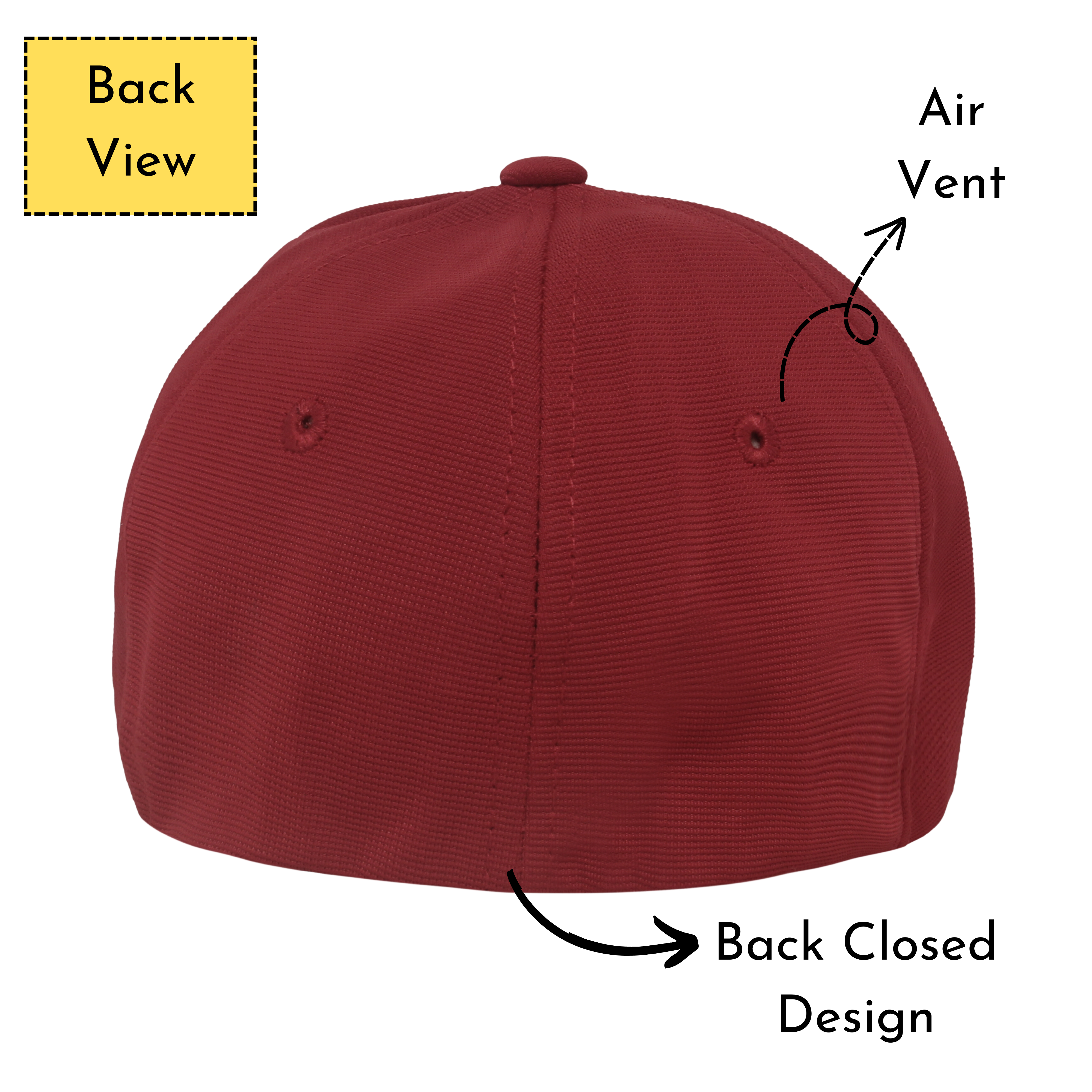 Unisex Stretchable Back Side Closed Cap for Men Man