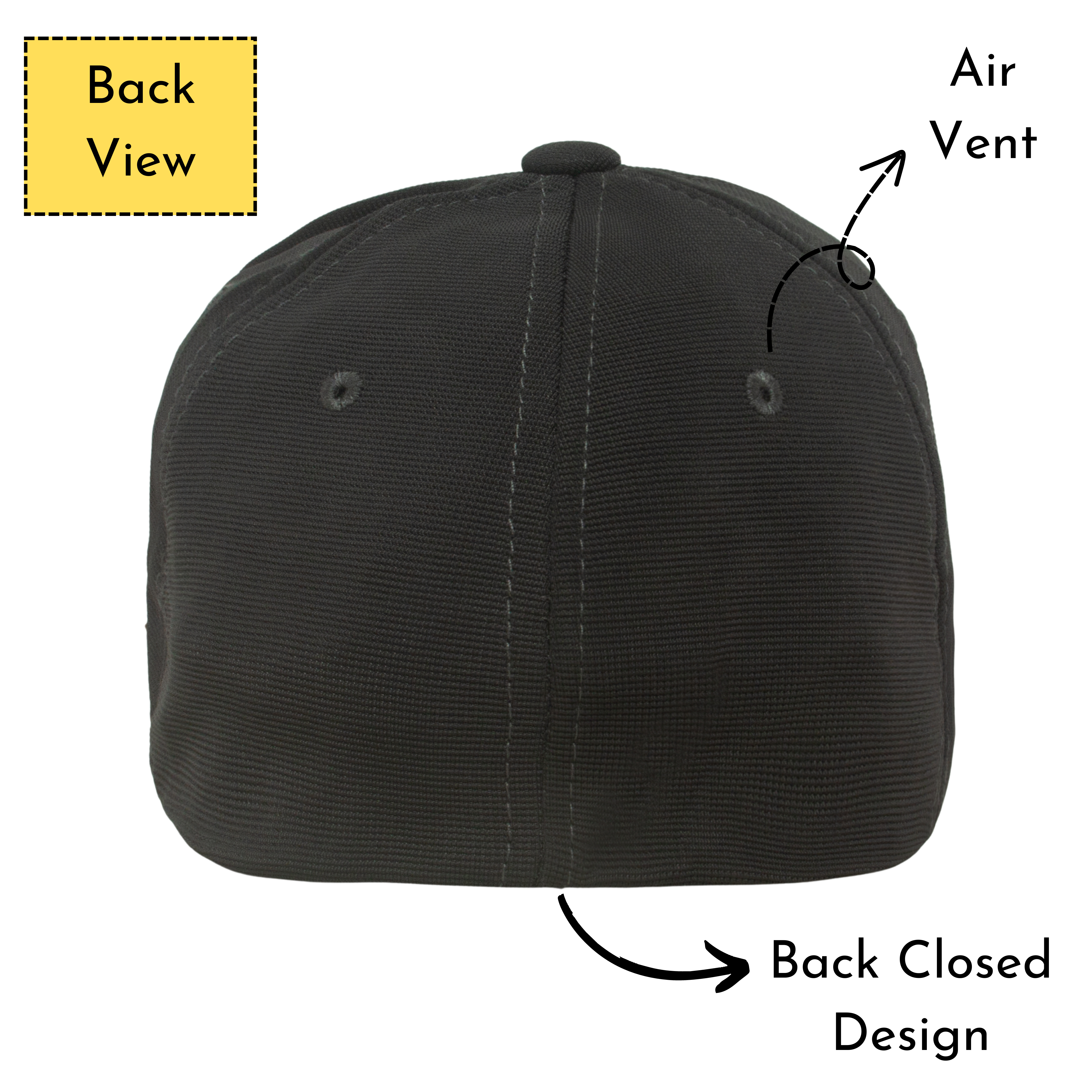 Unisex Stretchable Back Side Closed Cap for Men Man