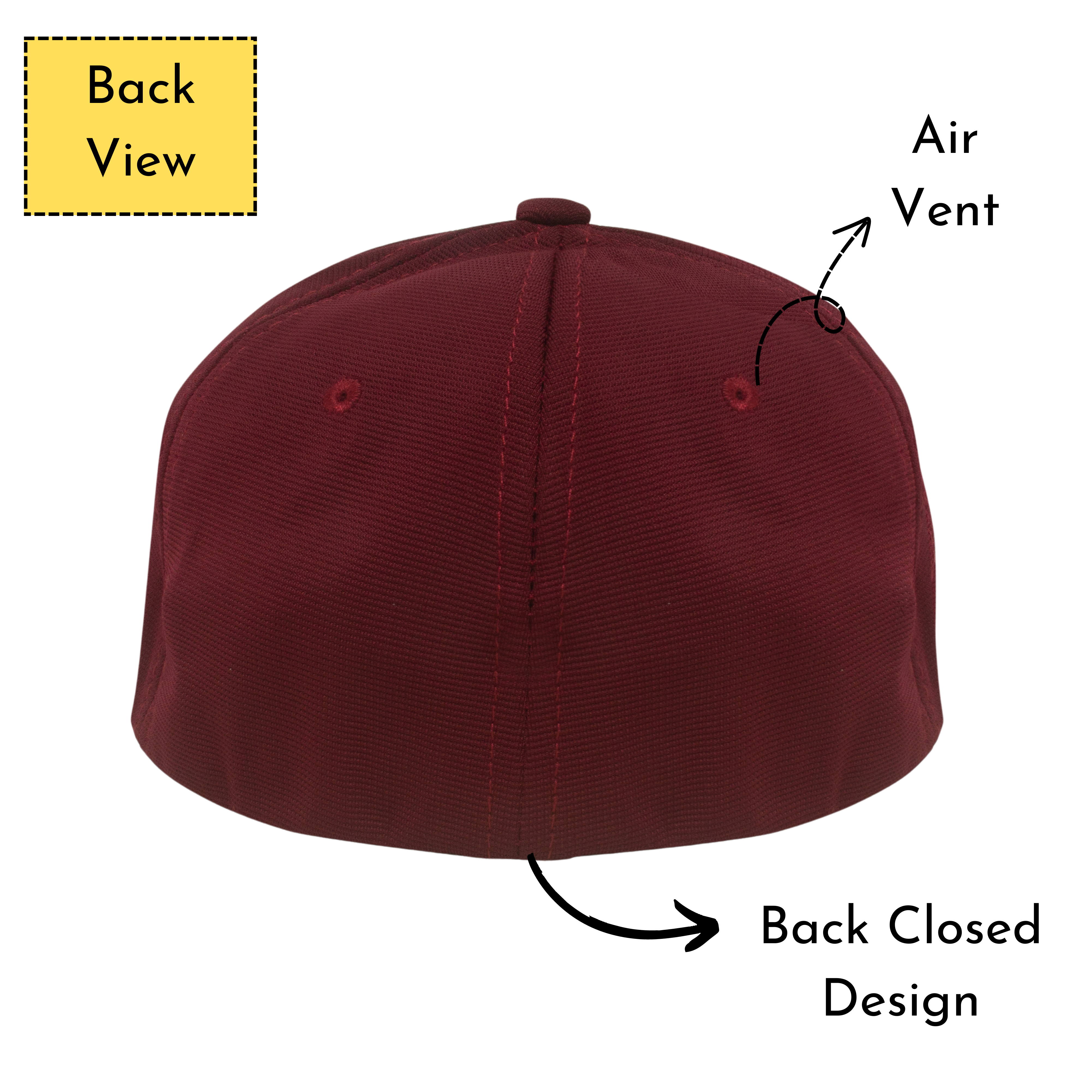Unisex Stretchable Back Side Closed Cap for Men Man