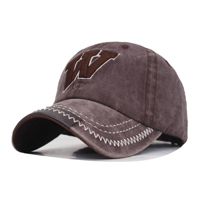 Baseball Stylish Cap - Embroidred W - Coffee