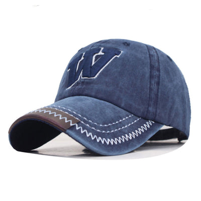 Baseball Stylish Cap - Embroidered W - Dark Blue