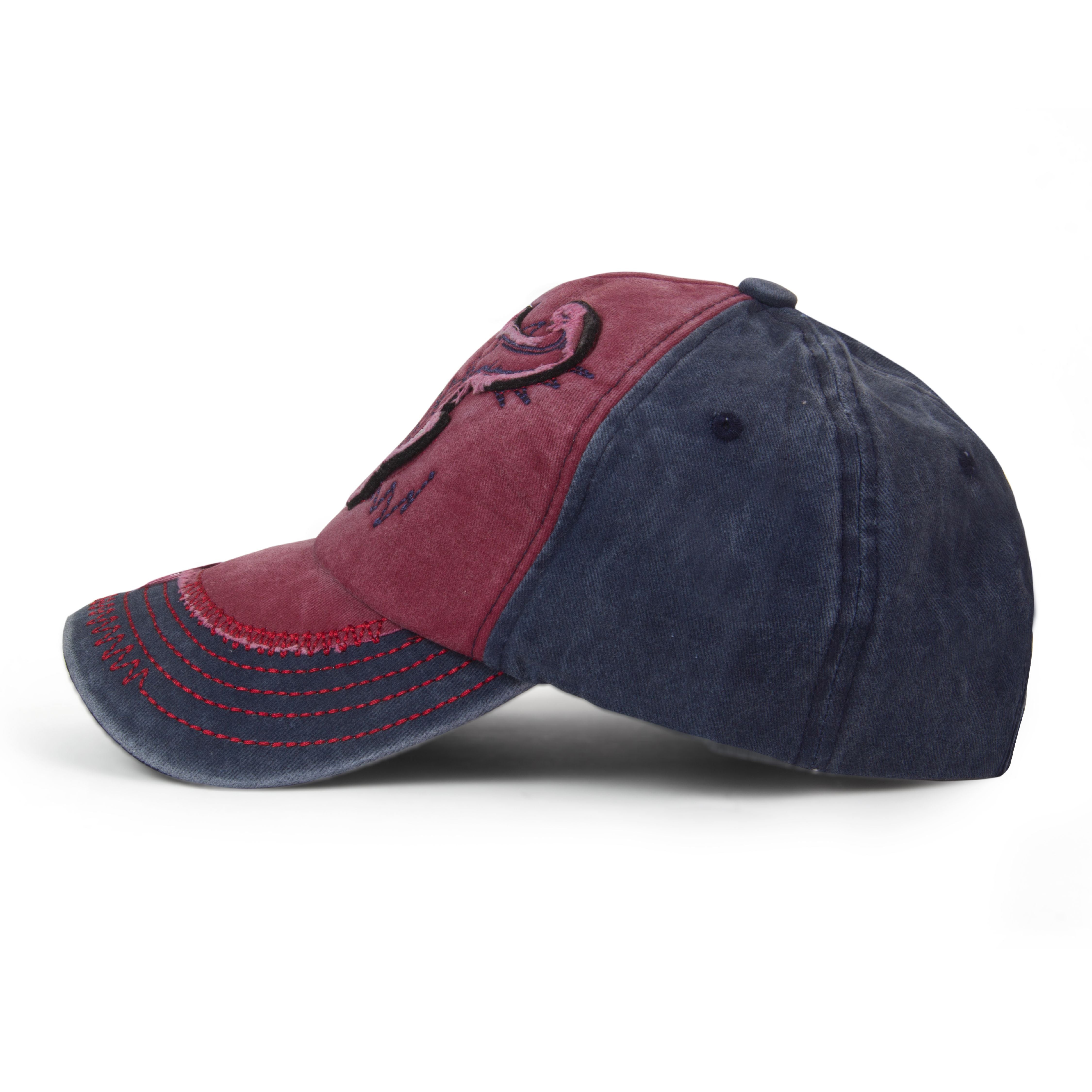 Cotton Bull Style Snapback Baseball Cap for Men Women - Red