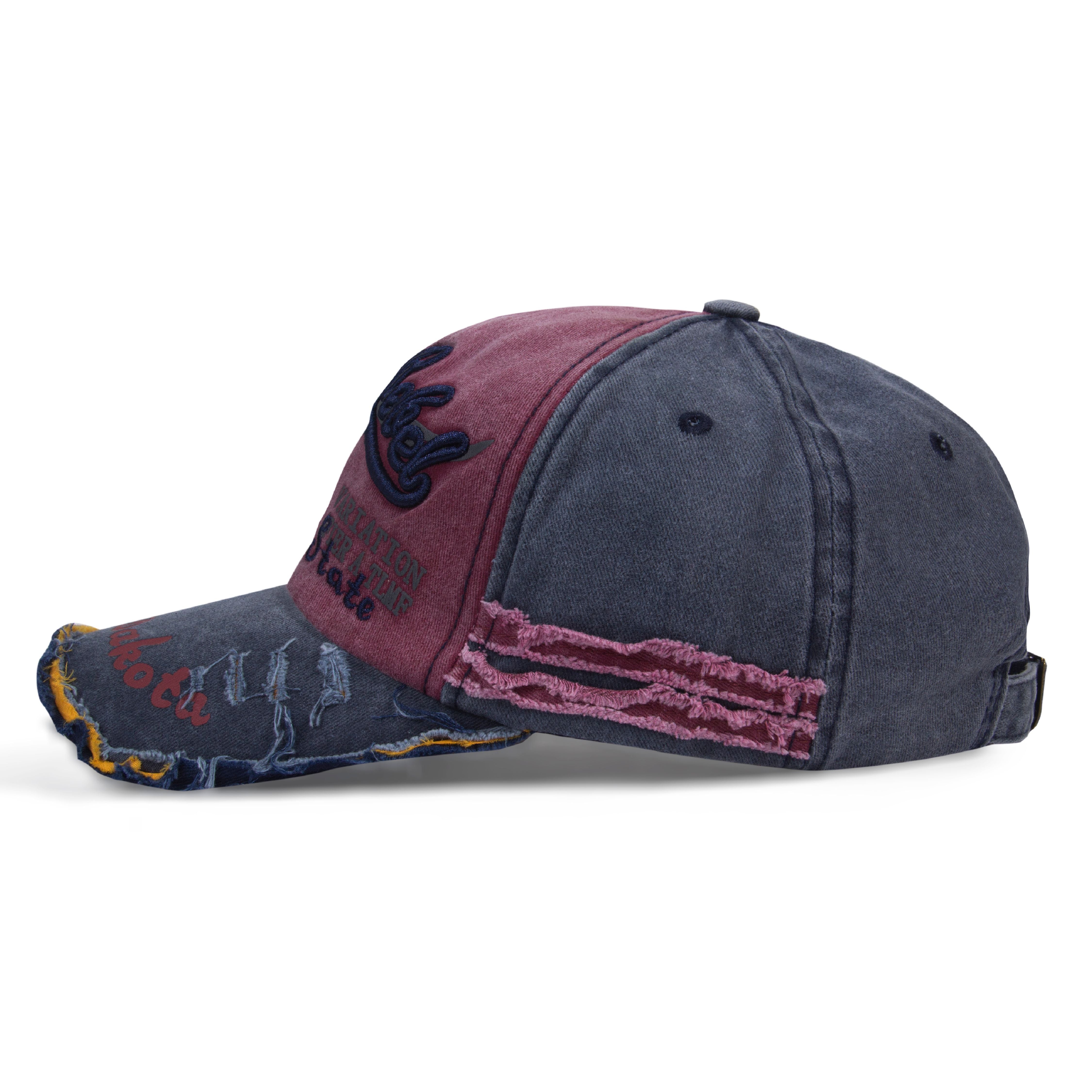 Black Rebel Stylish Snapback Baseball Cap for Men & Women - Red