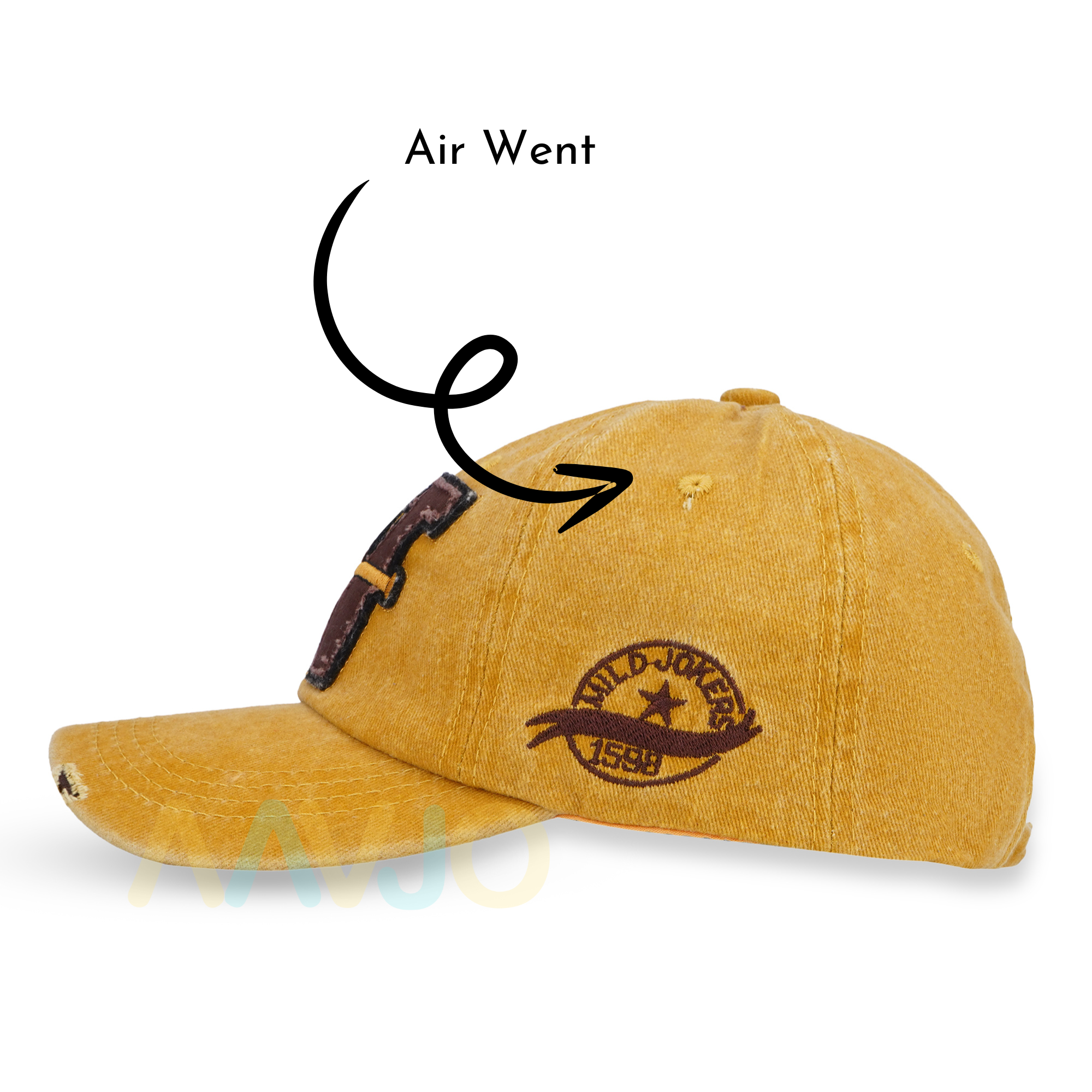 W - Baseball Stylish Cap - BaseBall Yellow