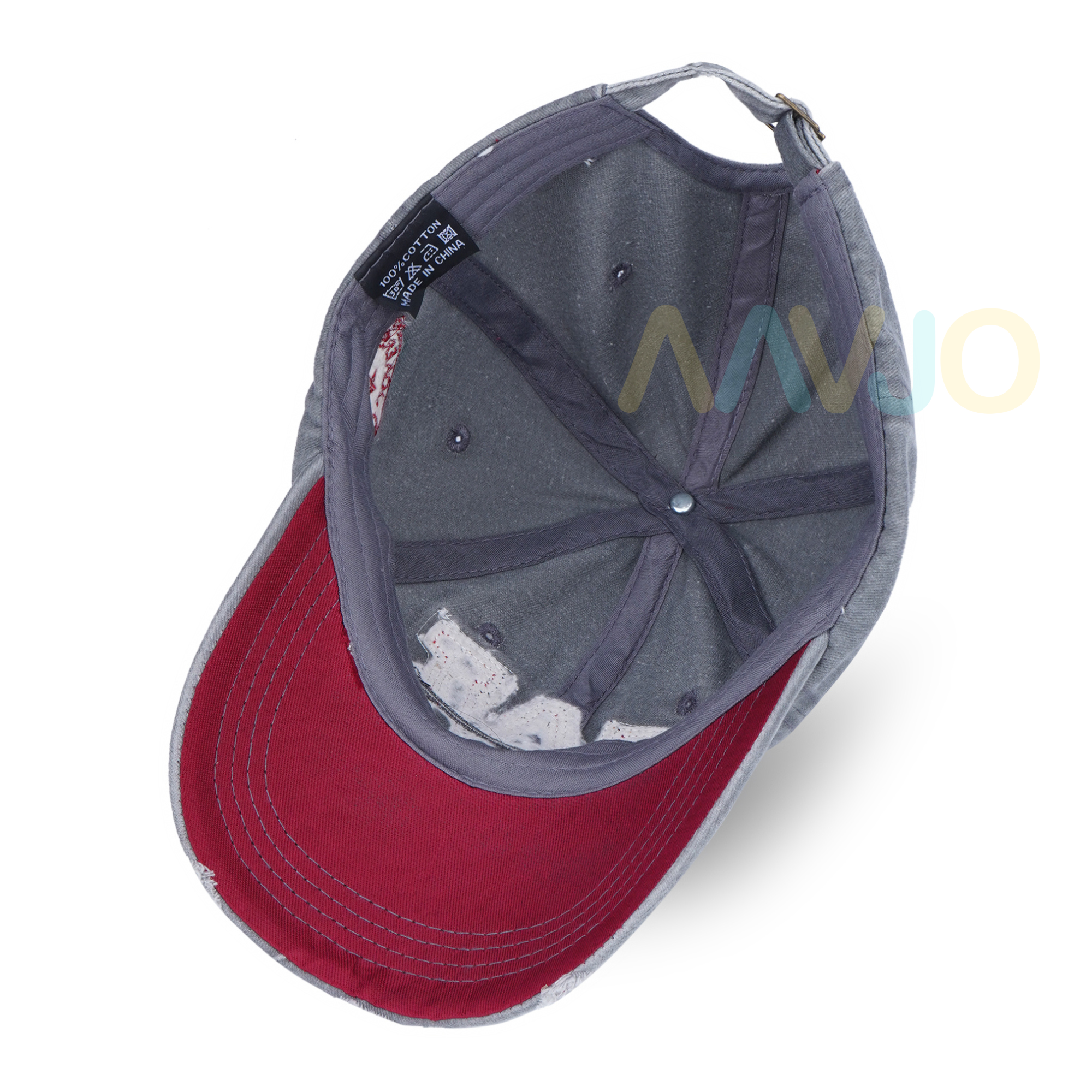 W - Baseball Stylish Cap - BaseBall Grey