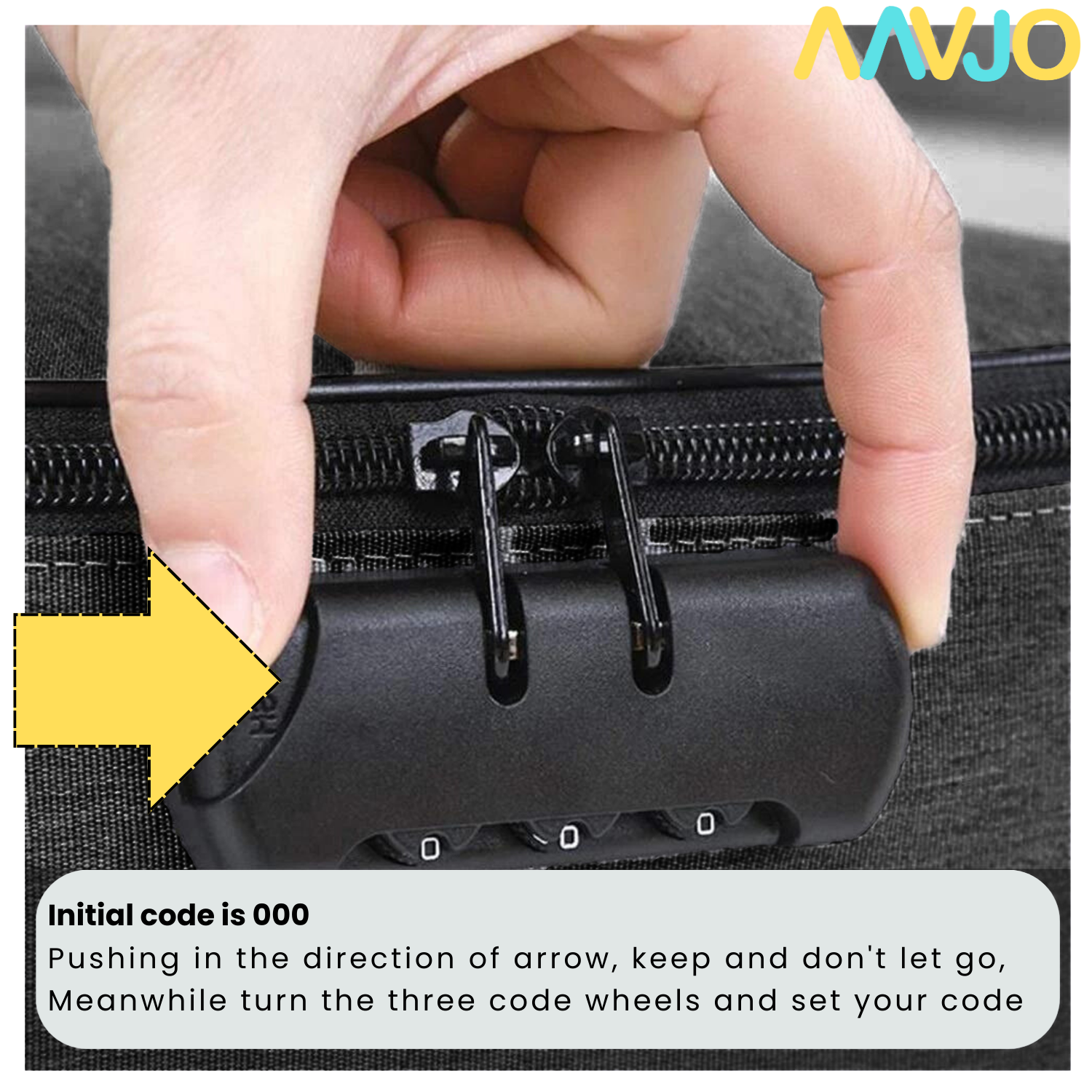 Big Size Document File Storage Bag Organiser with Lock - Black