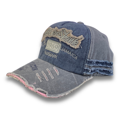 Stylish Cotton Vintage 1969 Embroidered  Cap for Men Women - Grey