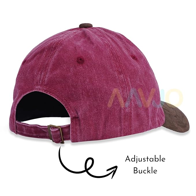 Embroidred Baseball Stylish Cap for Men Women - AuthenticUSA Red