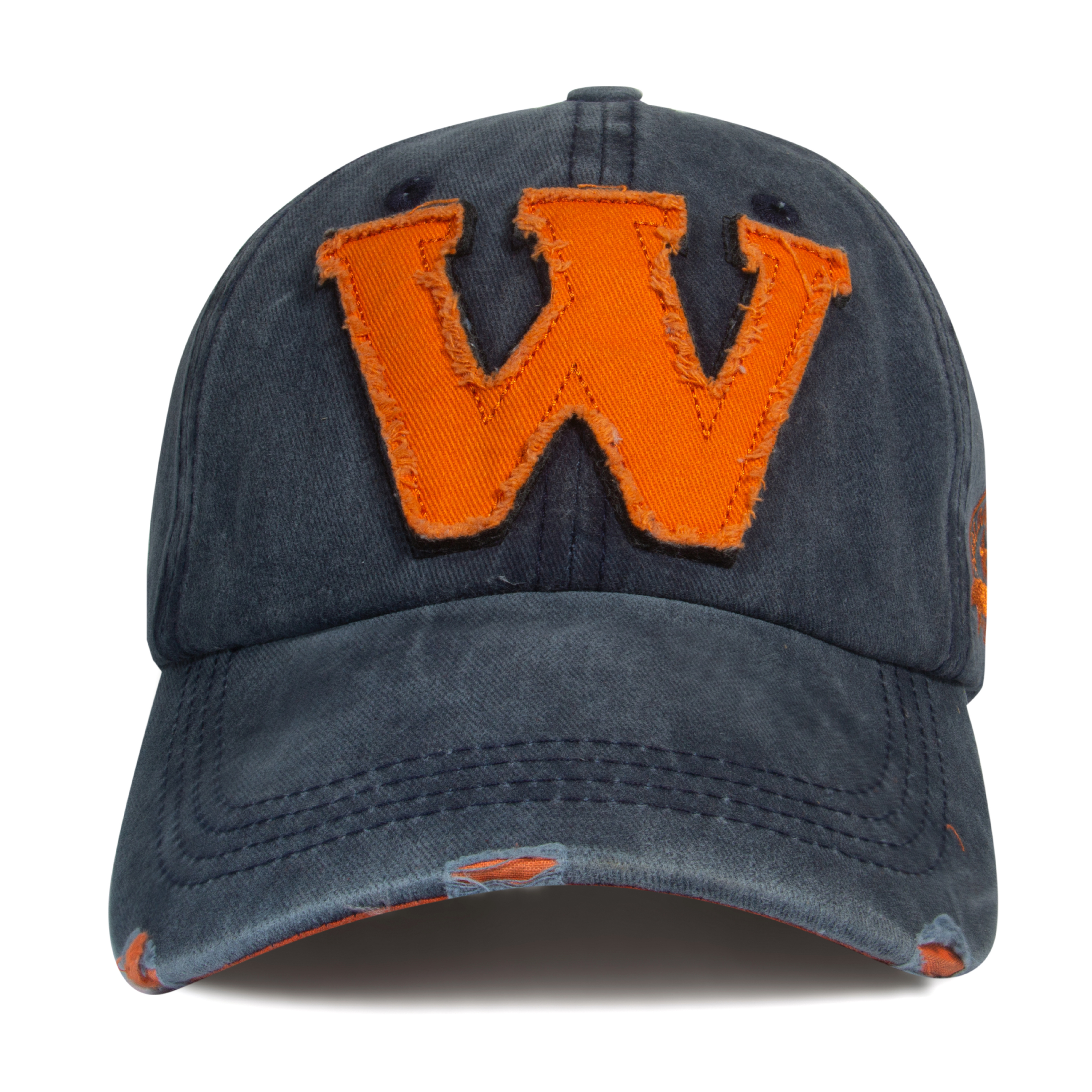 W - Baseball Stylish Cap - Navy Blue