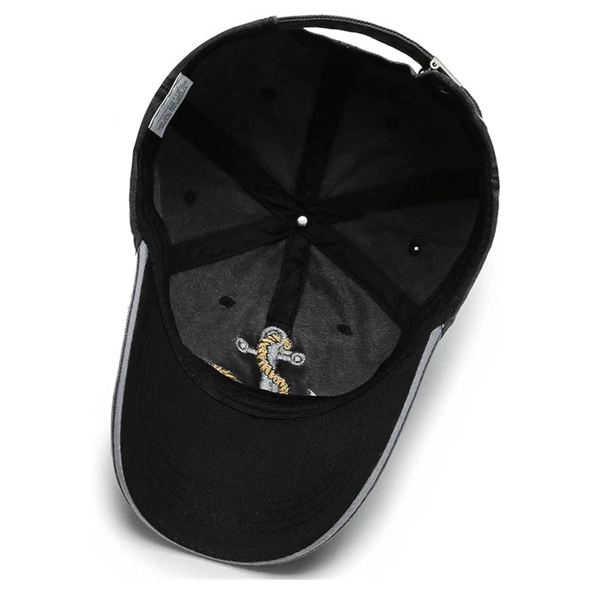 Embroidred Baseball Stylish Cap for Men Women - Sail Black