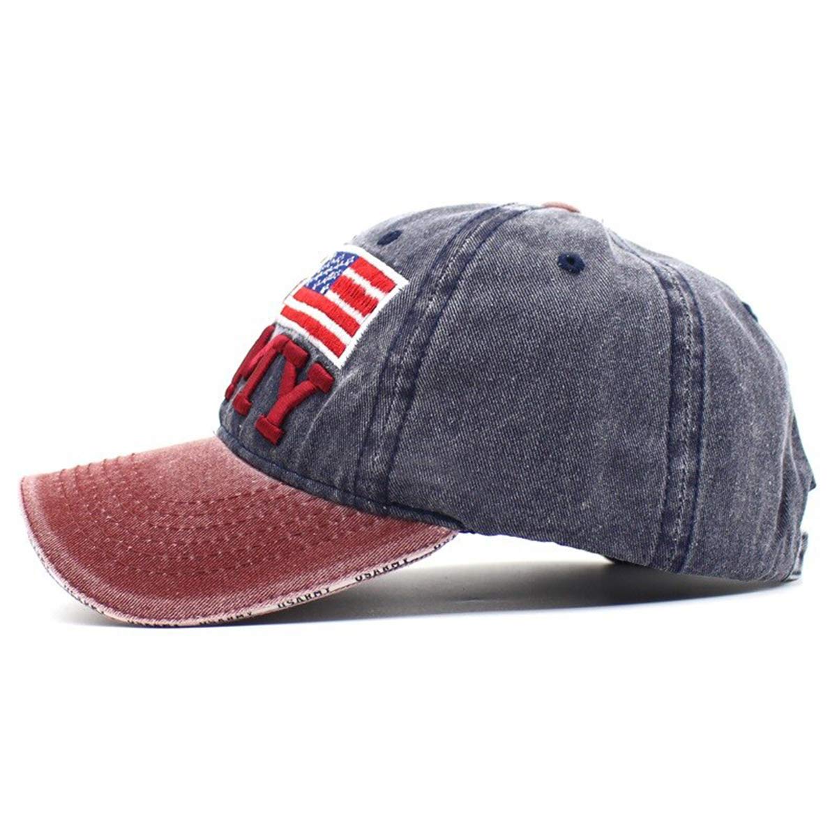 Embroidred Baseball Stylish Cap for Men Women - US Army - Blue