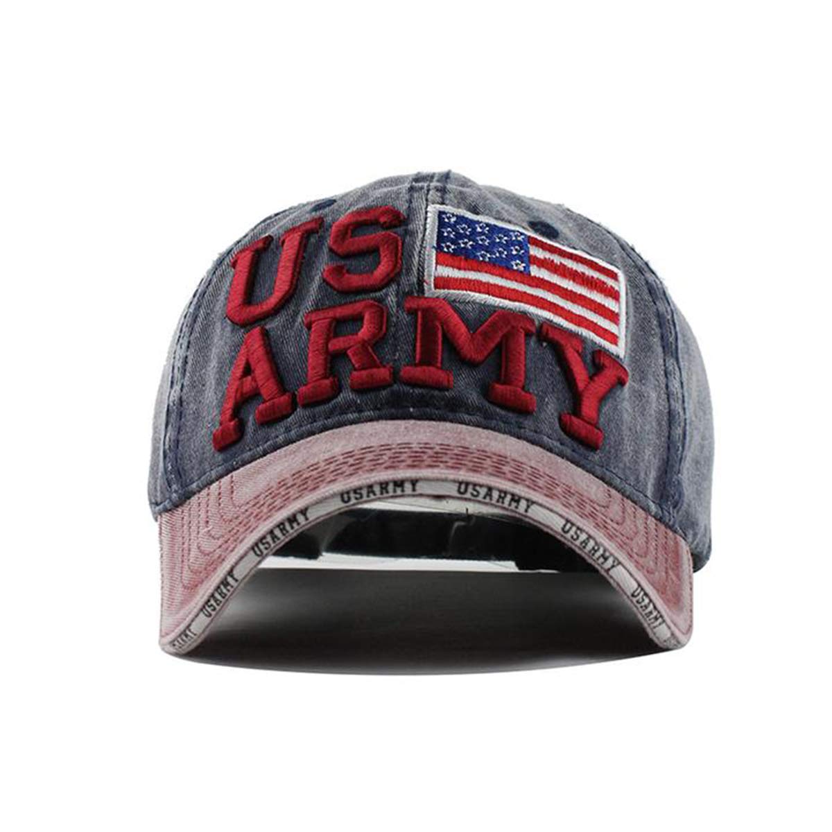 Embroidred Baseball Stylish Cap for Men Women - US Army - Blue