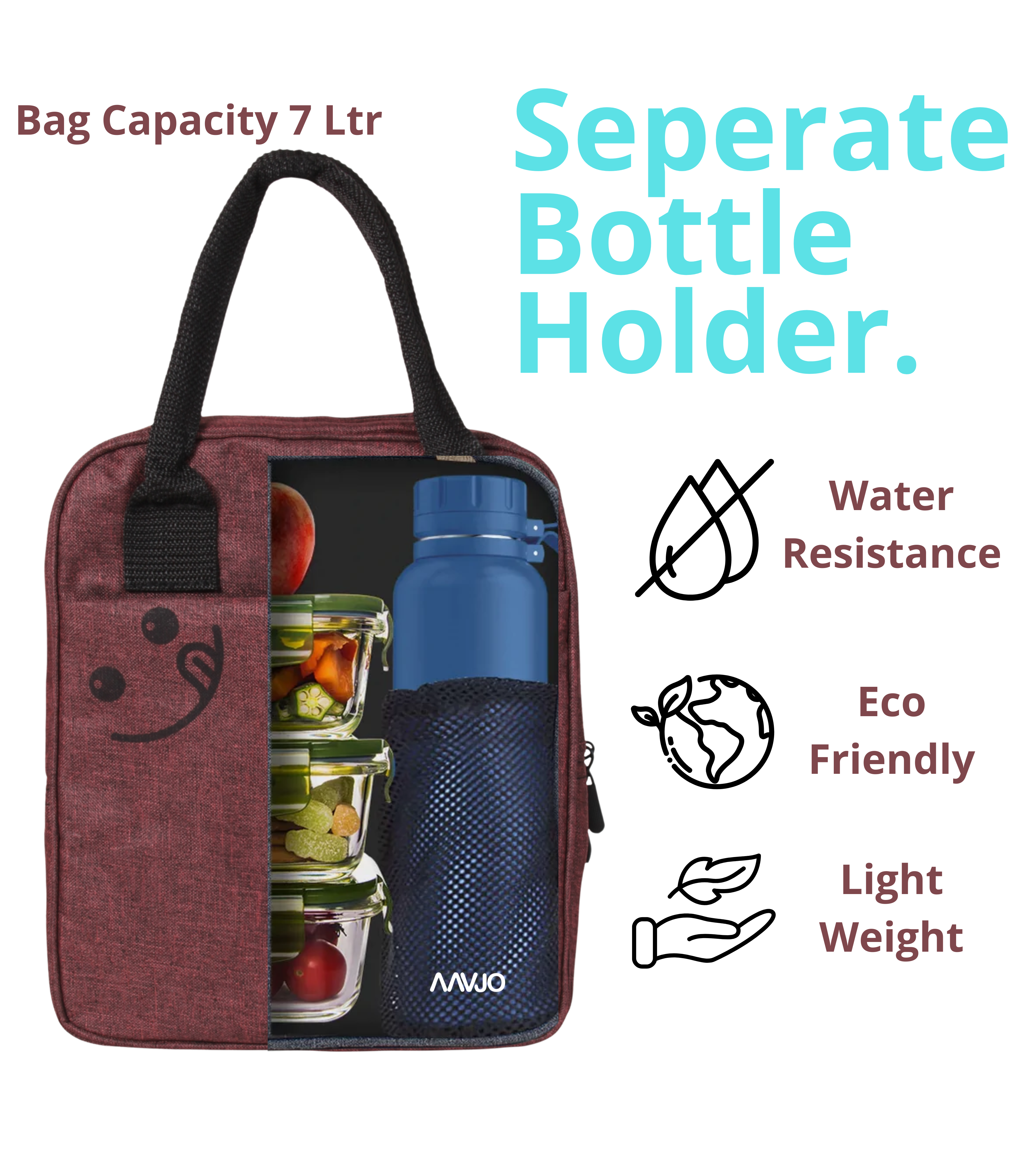 Lunch Bag for Office, Travel, School, Picnic