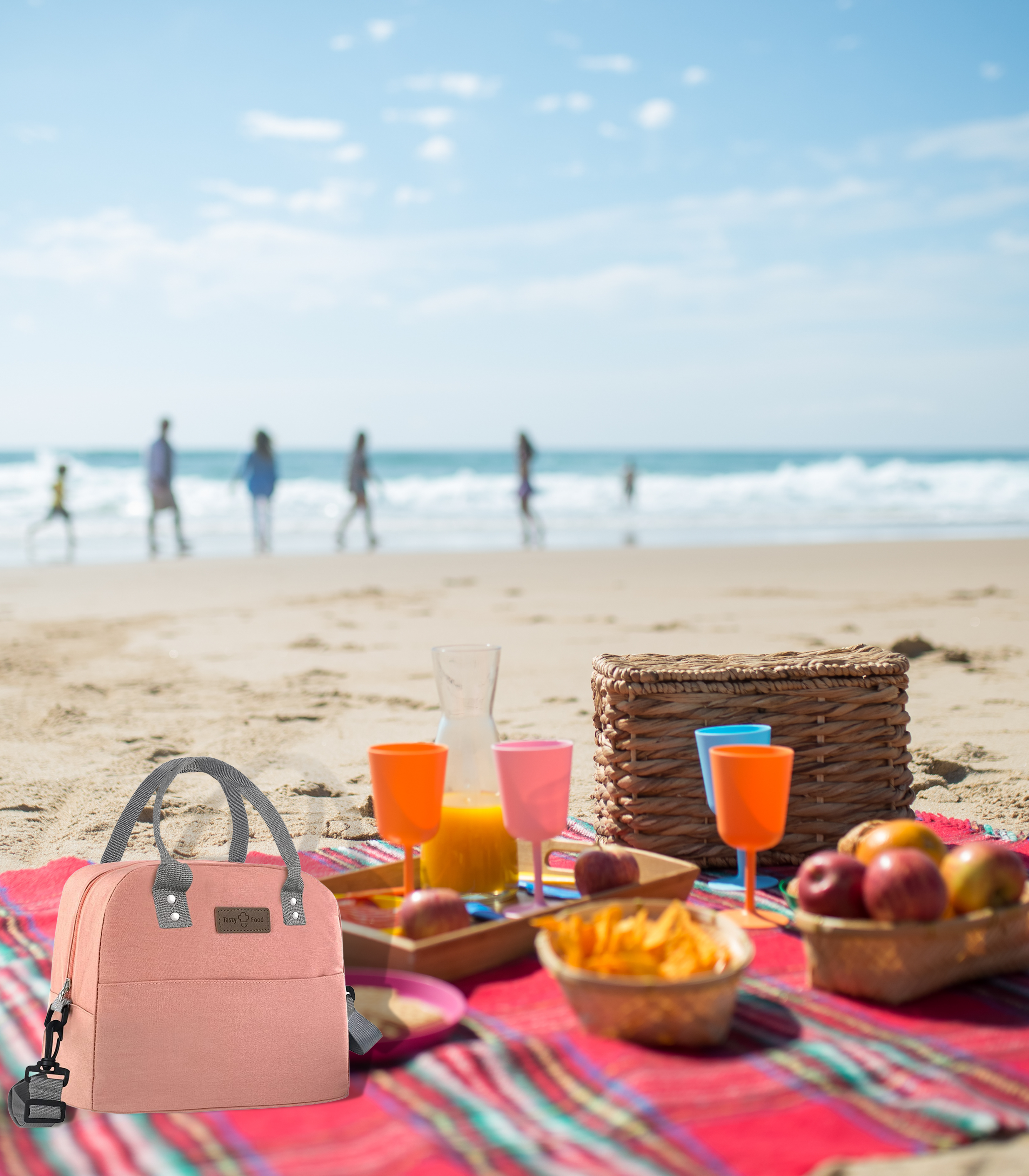 Insulated Lunch Bag with adjustable strap