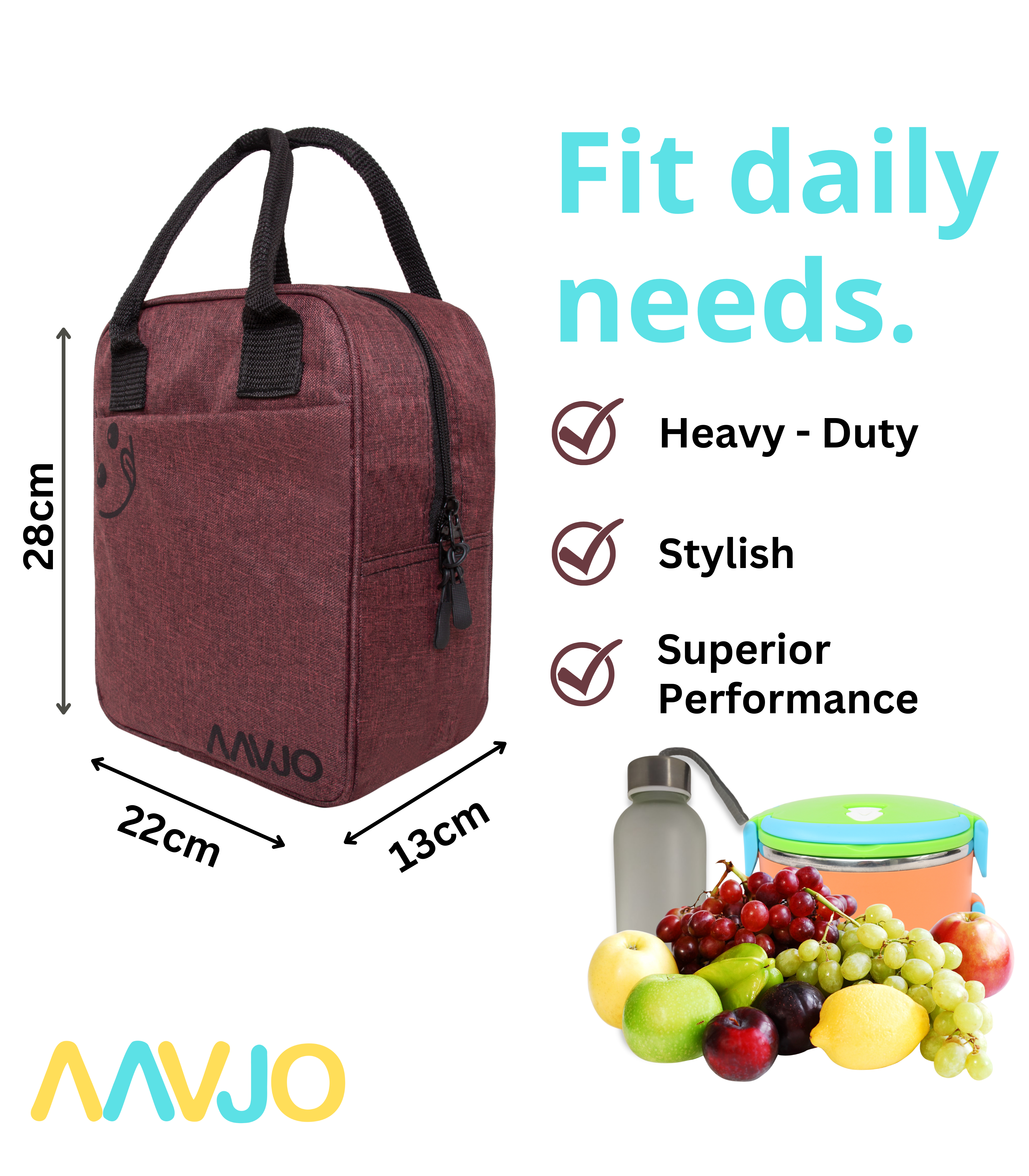 Lunch Bag for Office, Travel, School, Picnic – AAVJO