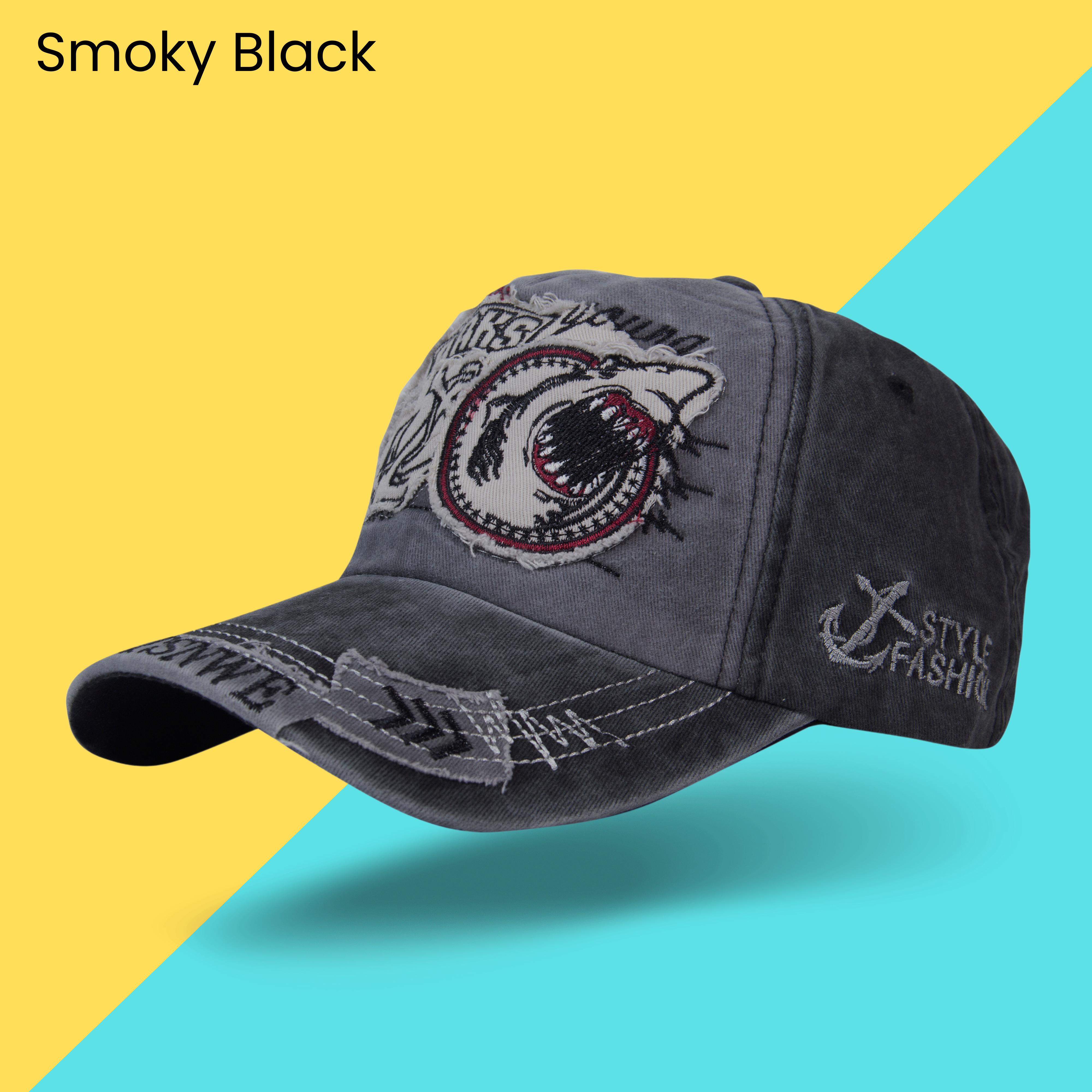 Cotton Shark Style Snapback Baseball Cap for Men Women