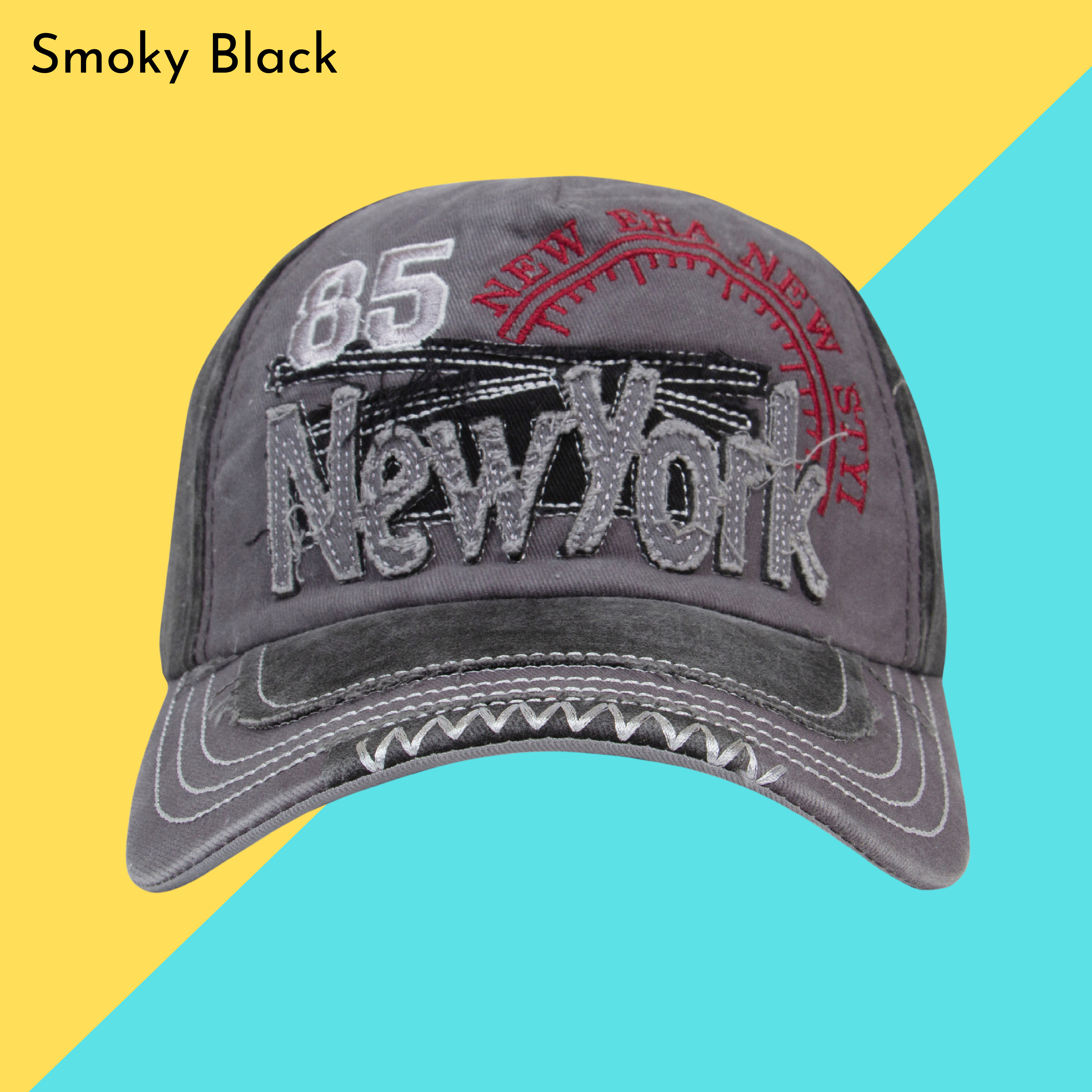 Cotton NY85 Style Snapback Baseball Cap for Men Women