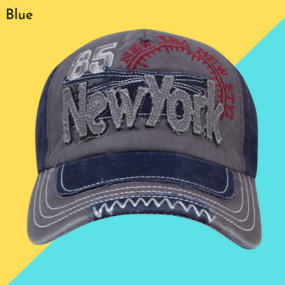 Cotton NY85 Style Snapback Baseball Cap for Men Women