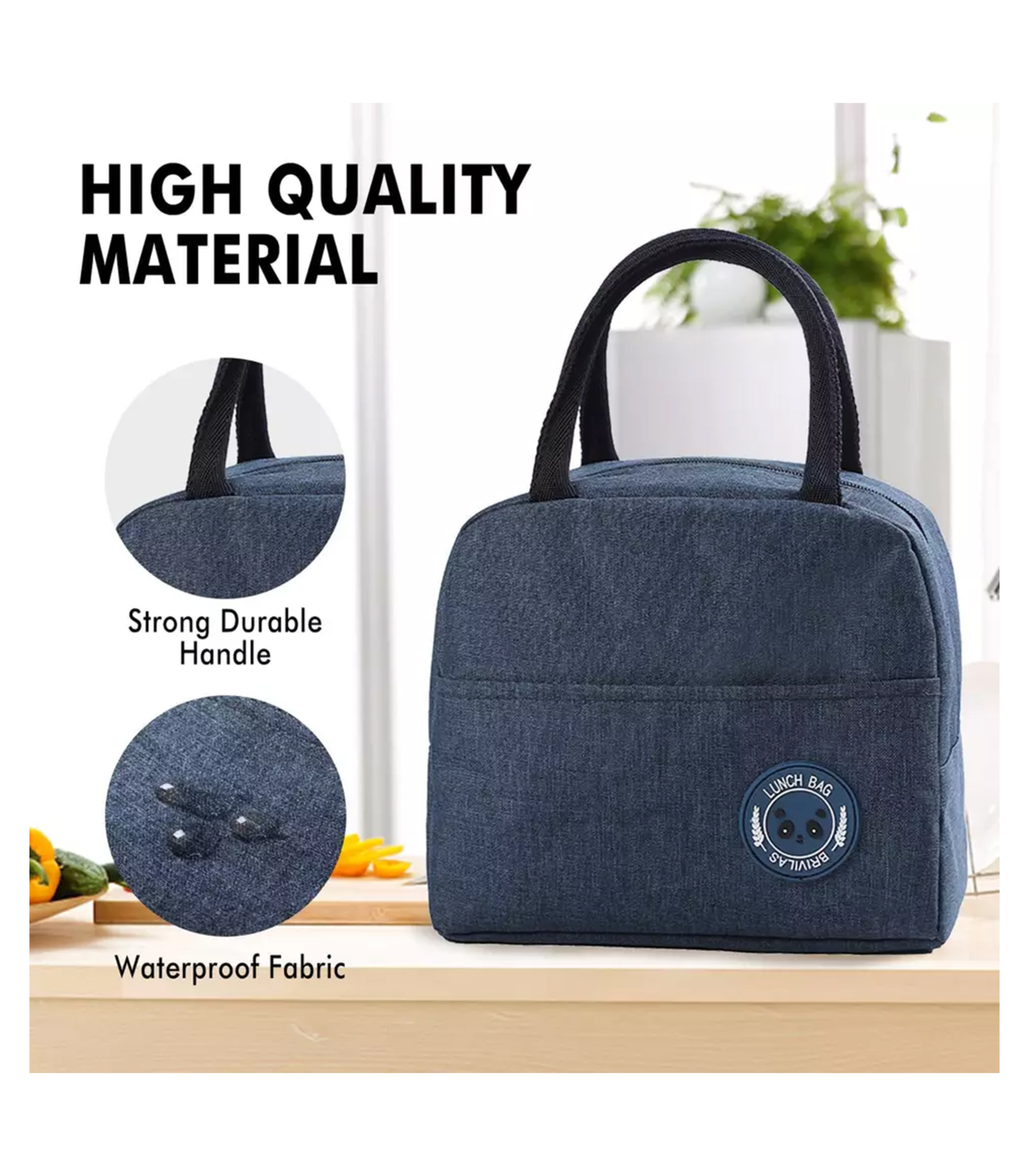 Bear Eye Insulated Lunch Bag