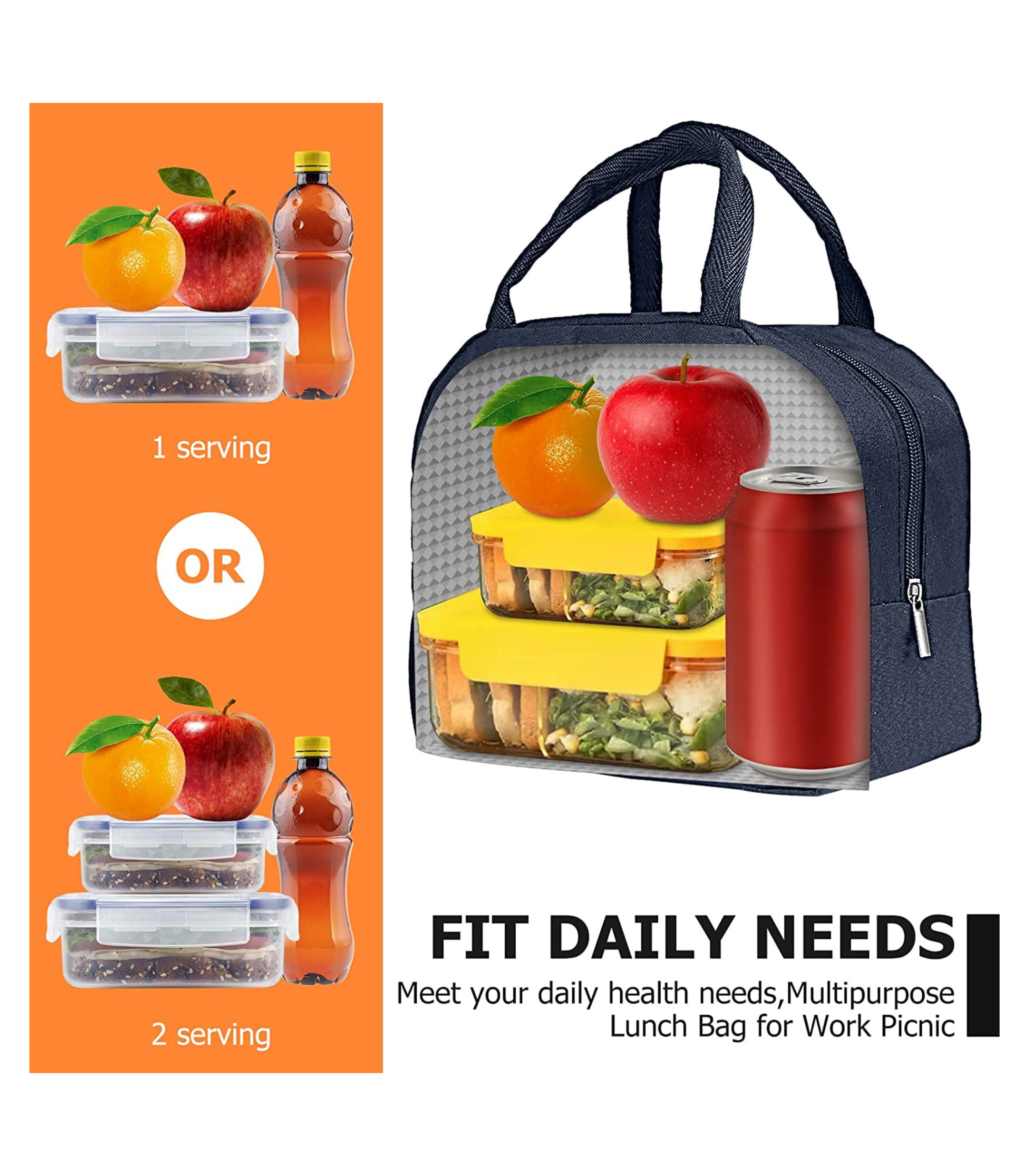 Bear Eye Insulated Lunch Bag for Kids – AAVJO