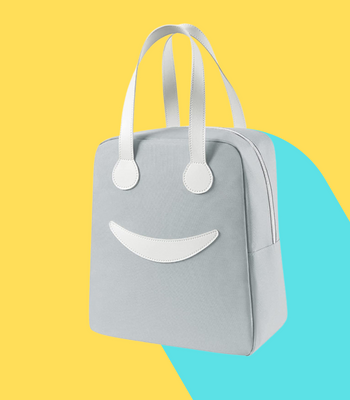 Smiley Insulated Lunch Bag Large