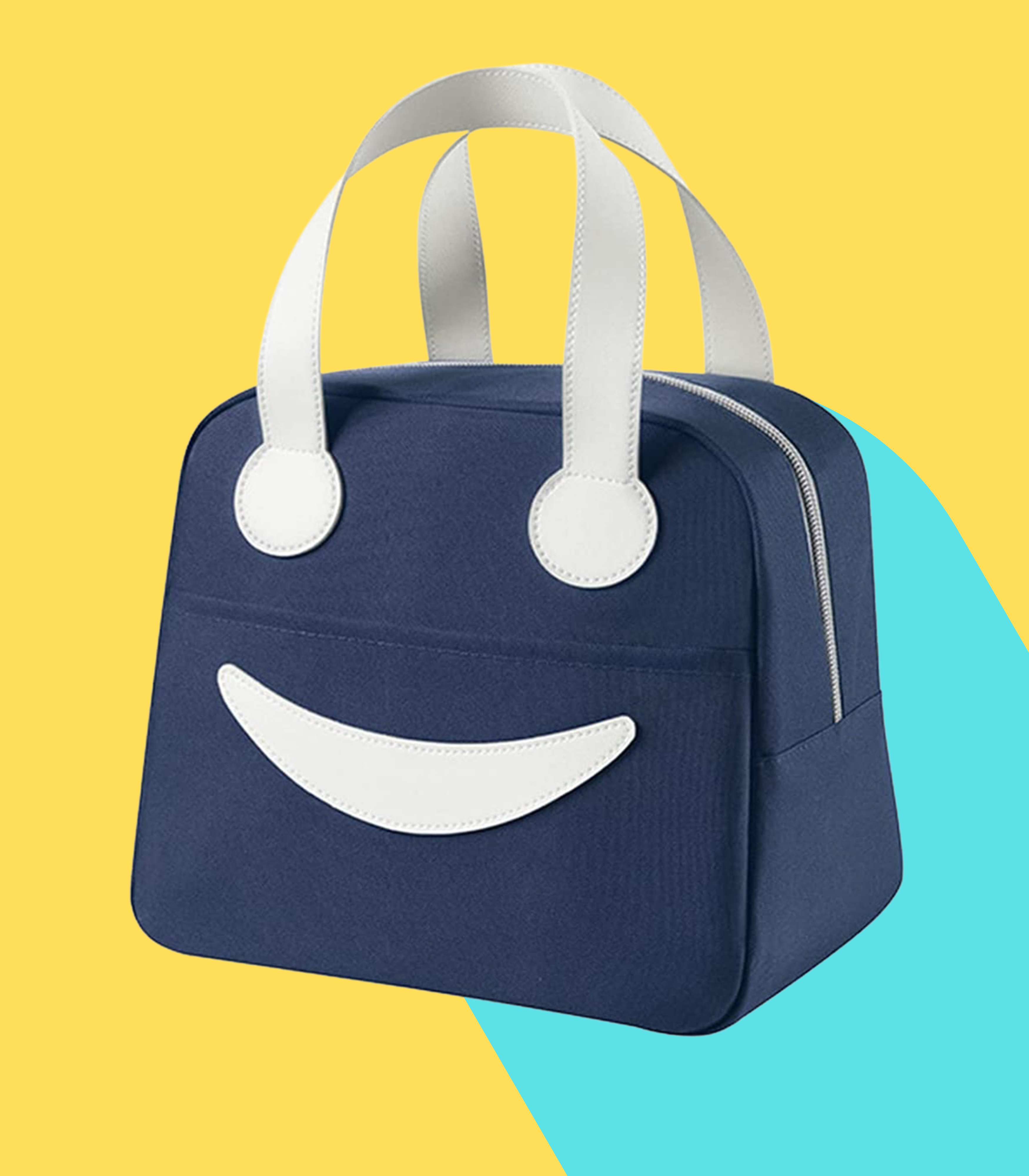 Smiley Insulated Lunch Bag Small