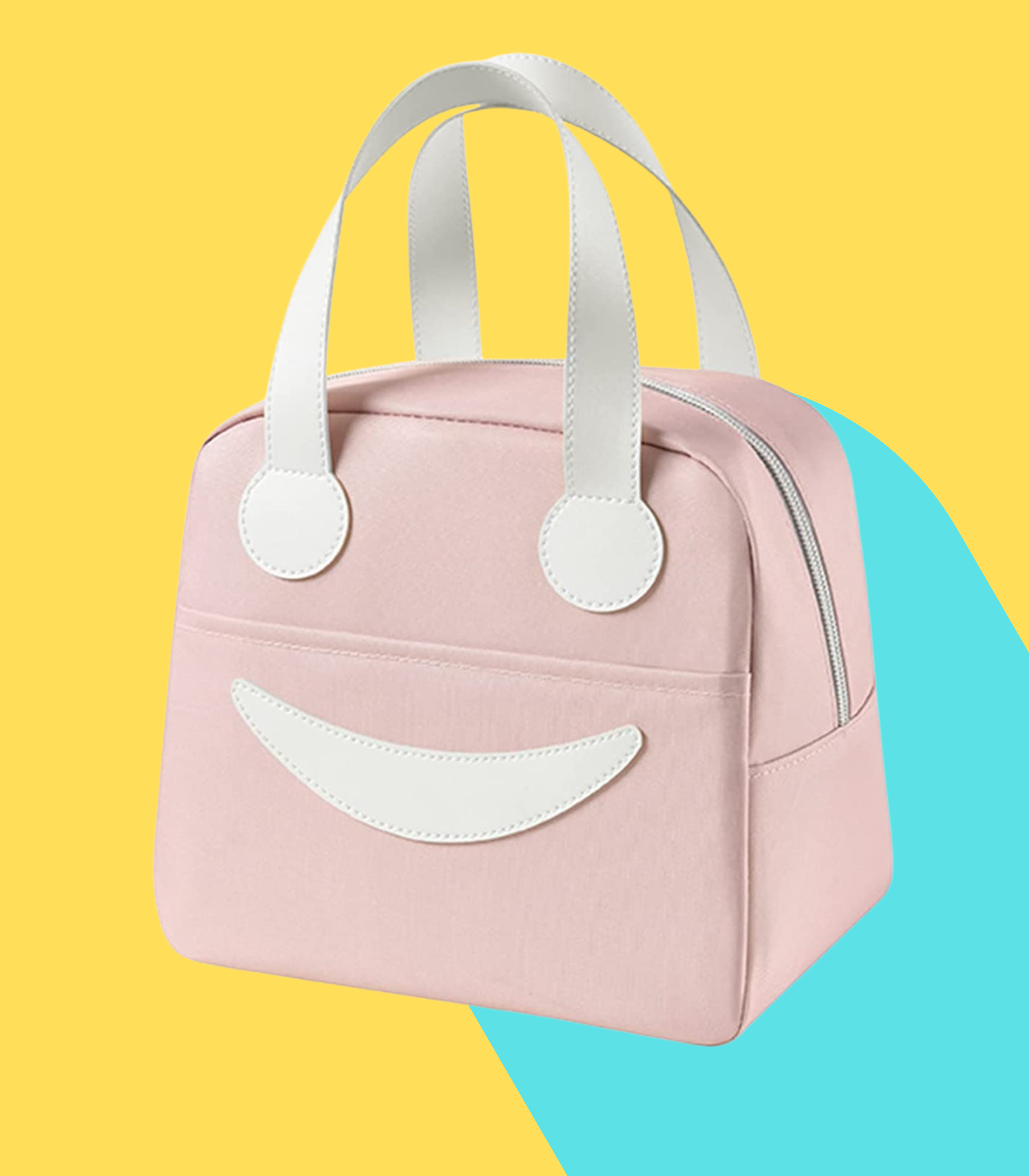 Smiley Insulated Lunch Bag Small