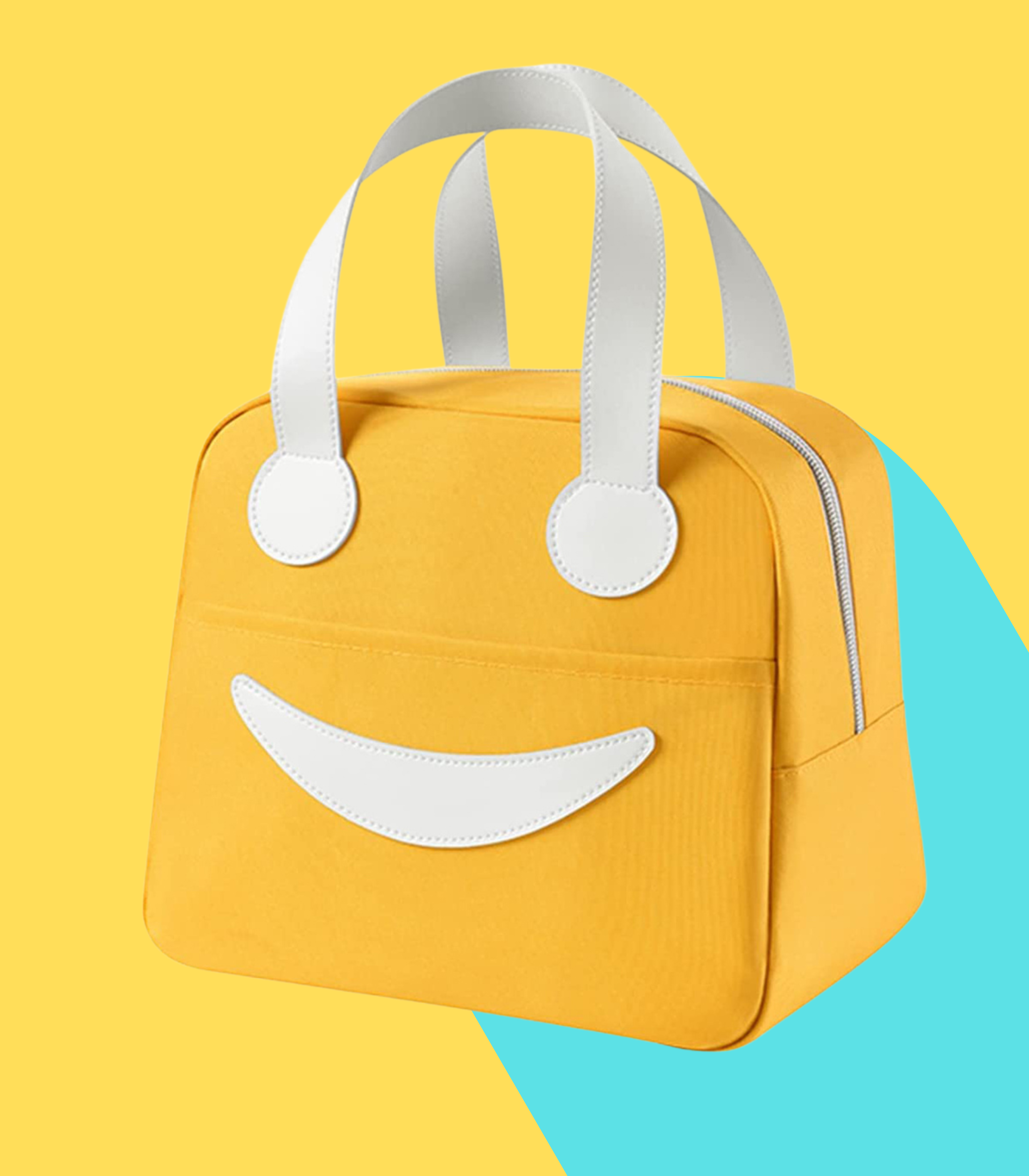 Smiley Insulated Lunch Bag Small