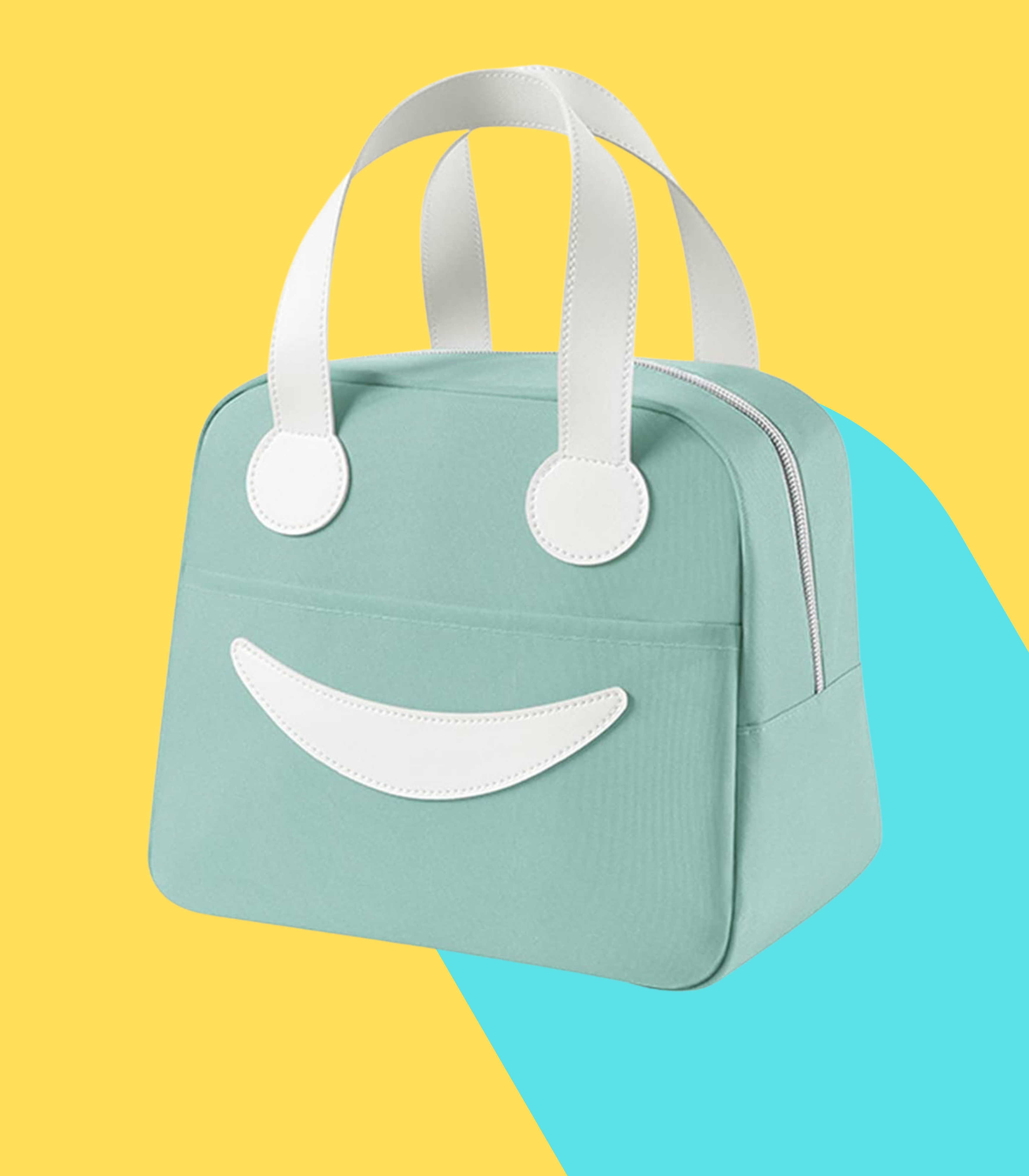 Smiley Insulated Lunch Bag Small