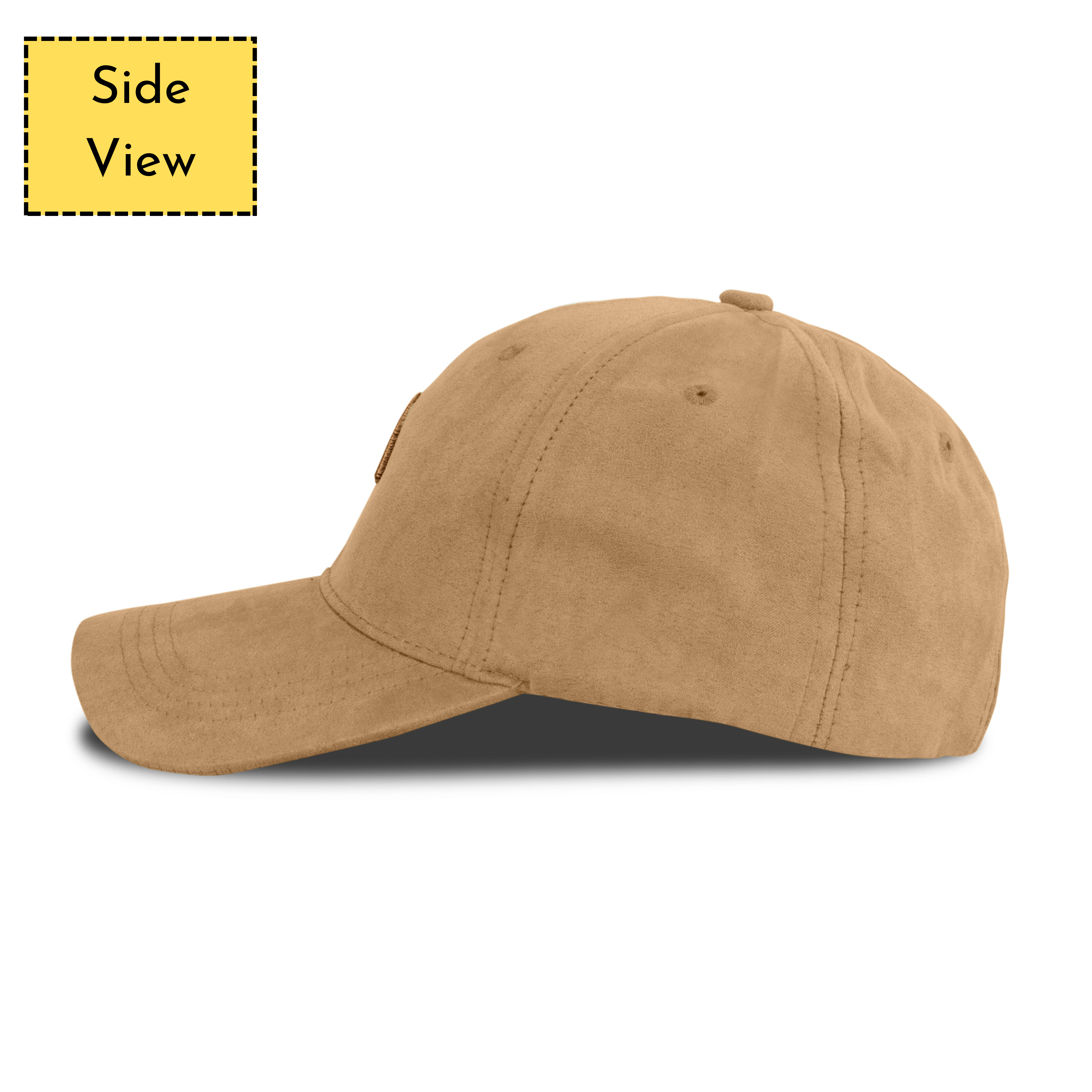 Unisex Faux Suede Premium Baseball Adjustable Cap for Men Women