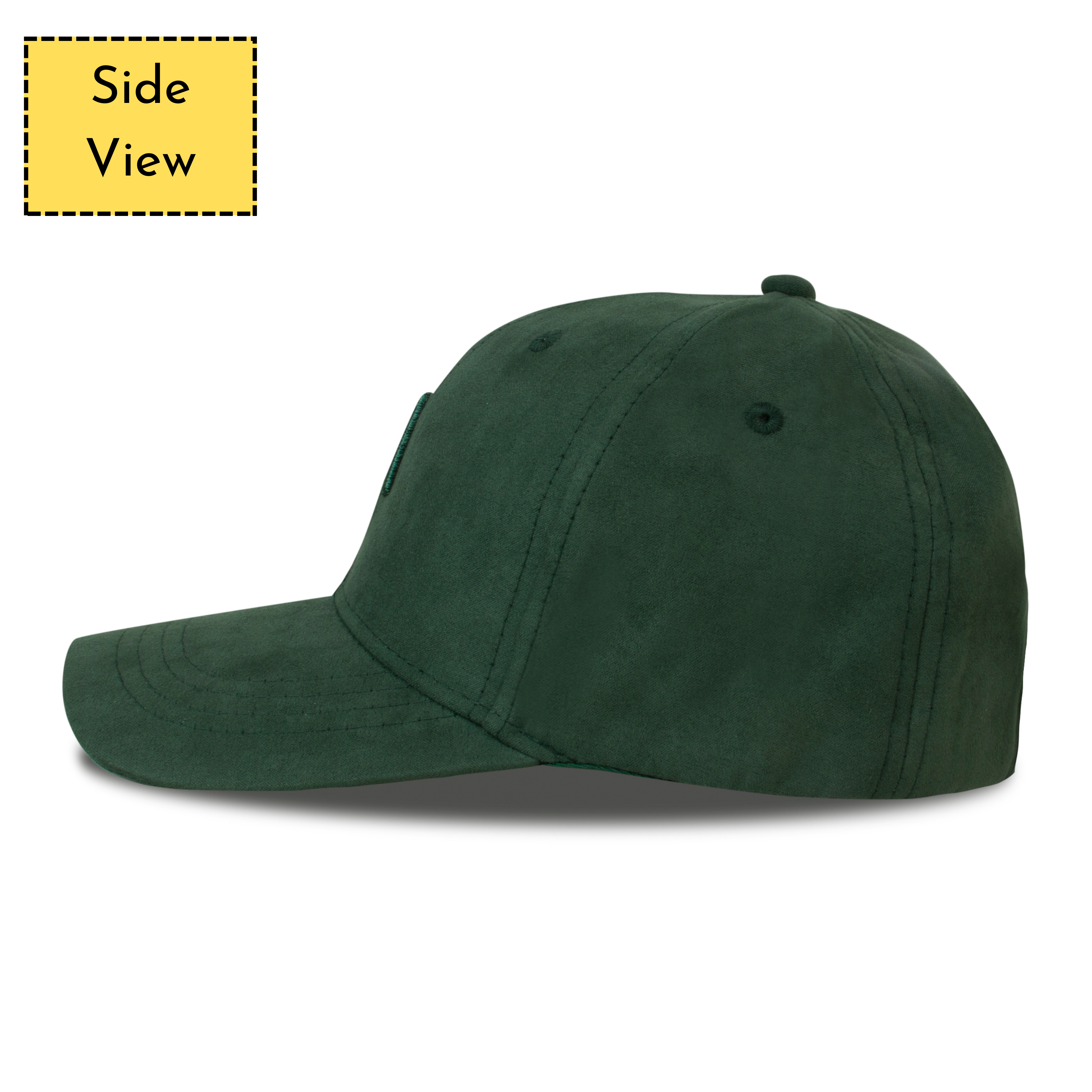 Unisex Faux Suede Premium Baseball Adjustable Cap for Men Women