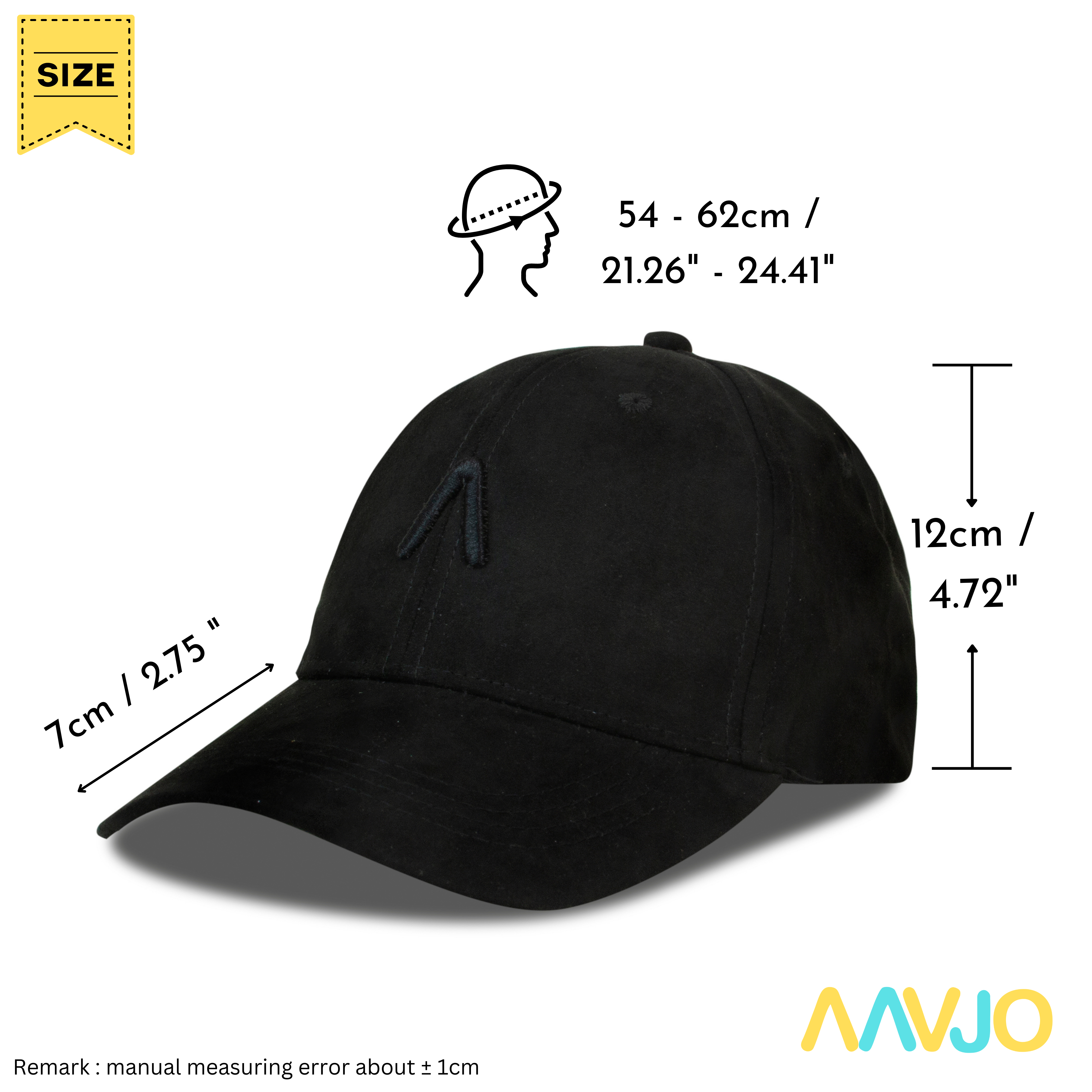 Unisex Faux Suede Premium Baseball Adjustable Cap for Men Women