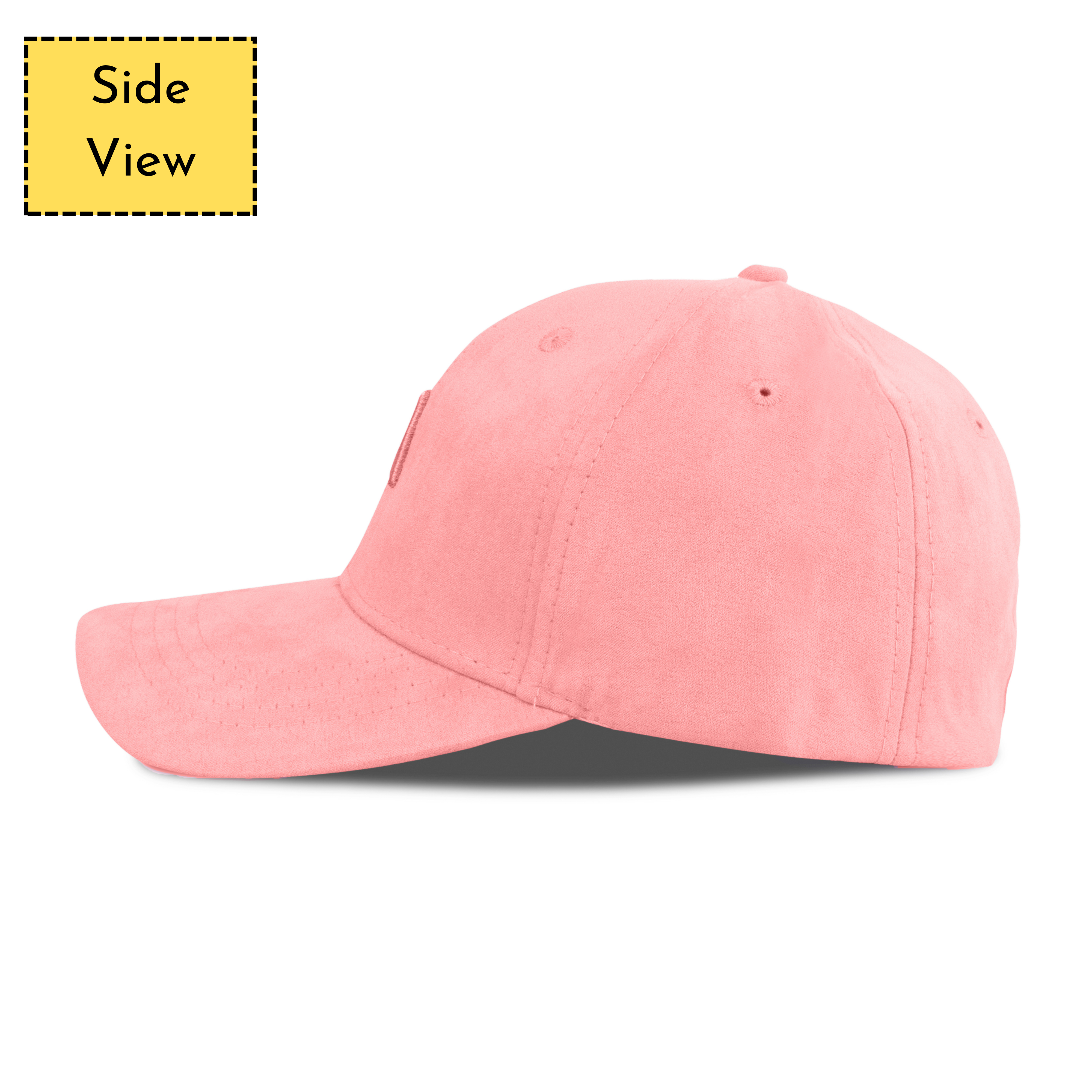 Unisex Faux Suede Premium Baseball Adjustable Cap for Men Women