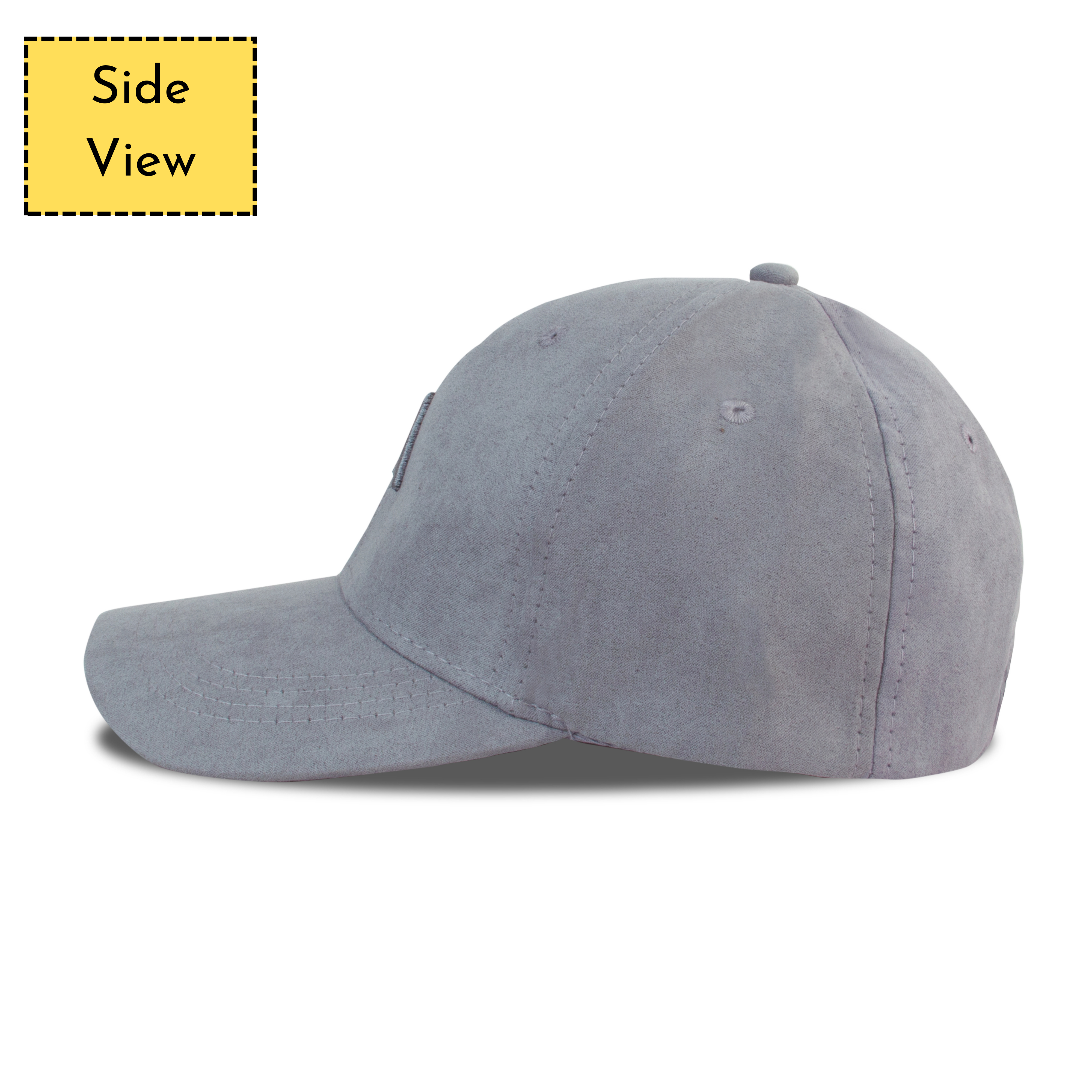 Unisex Faux Suede Premium Baseball Adjustable Cap for Men Women